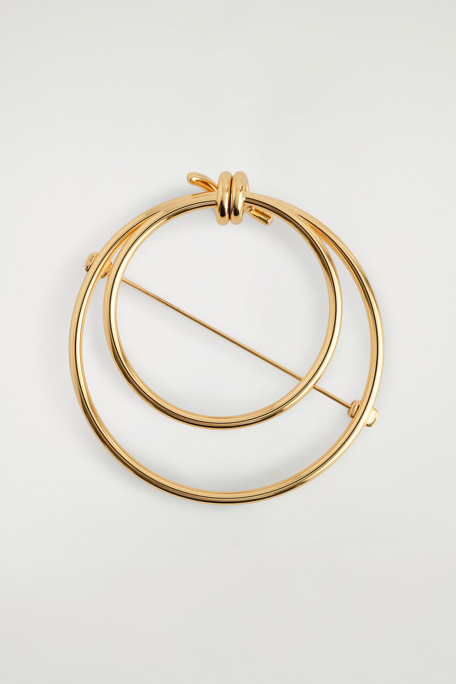KNOTTED BROOCHGOLD