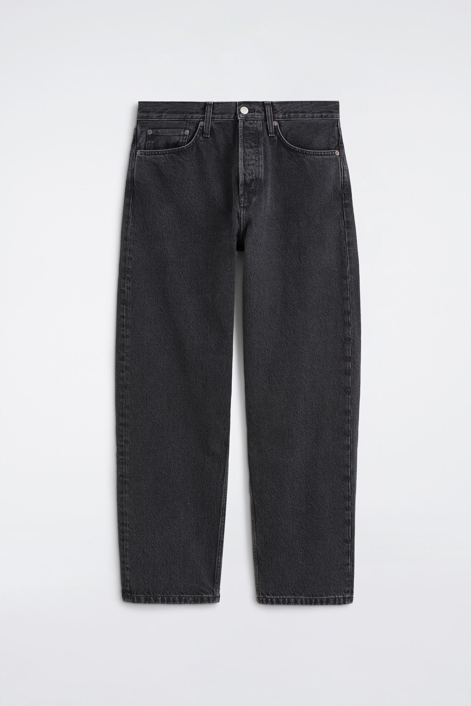 RIDER RELAXED-FIT STRAIGHT-LEG JEANSBLACK