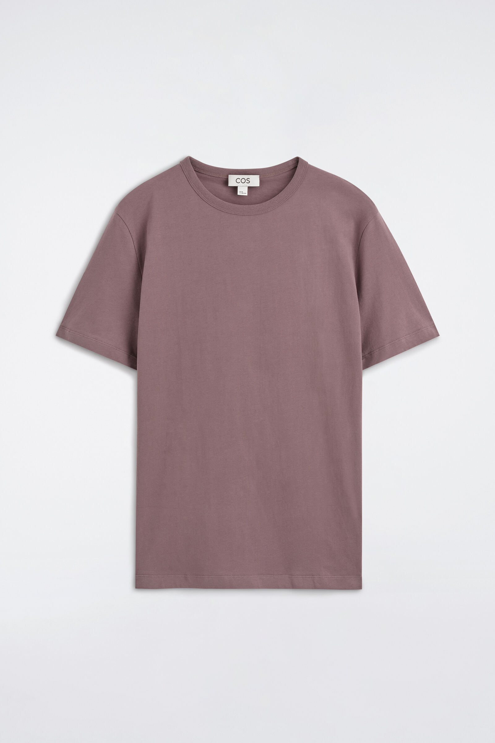 BRUSHED-COTTON T-SHIRTCLAY RED