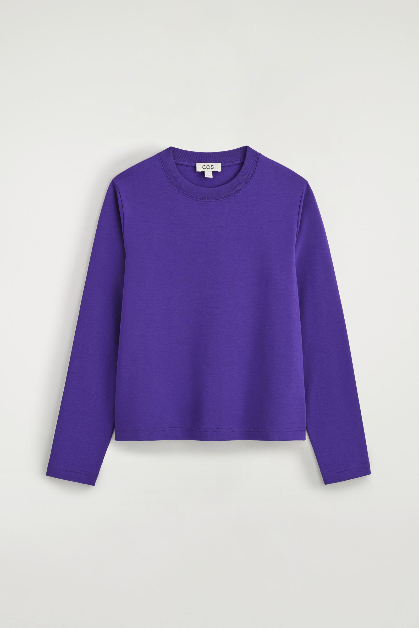 CLEAN CUT LONG-SLEEVED T-SHIRTPURPLE