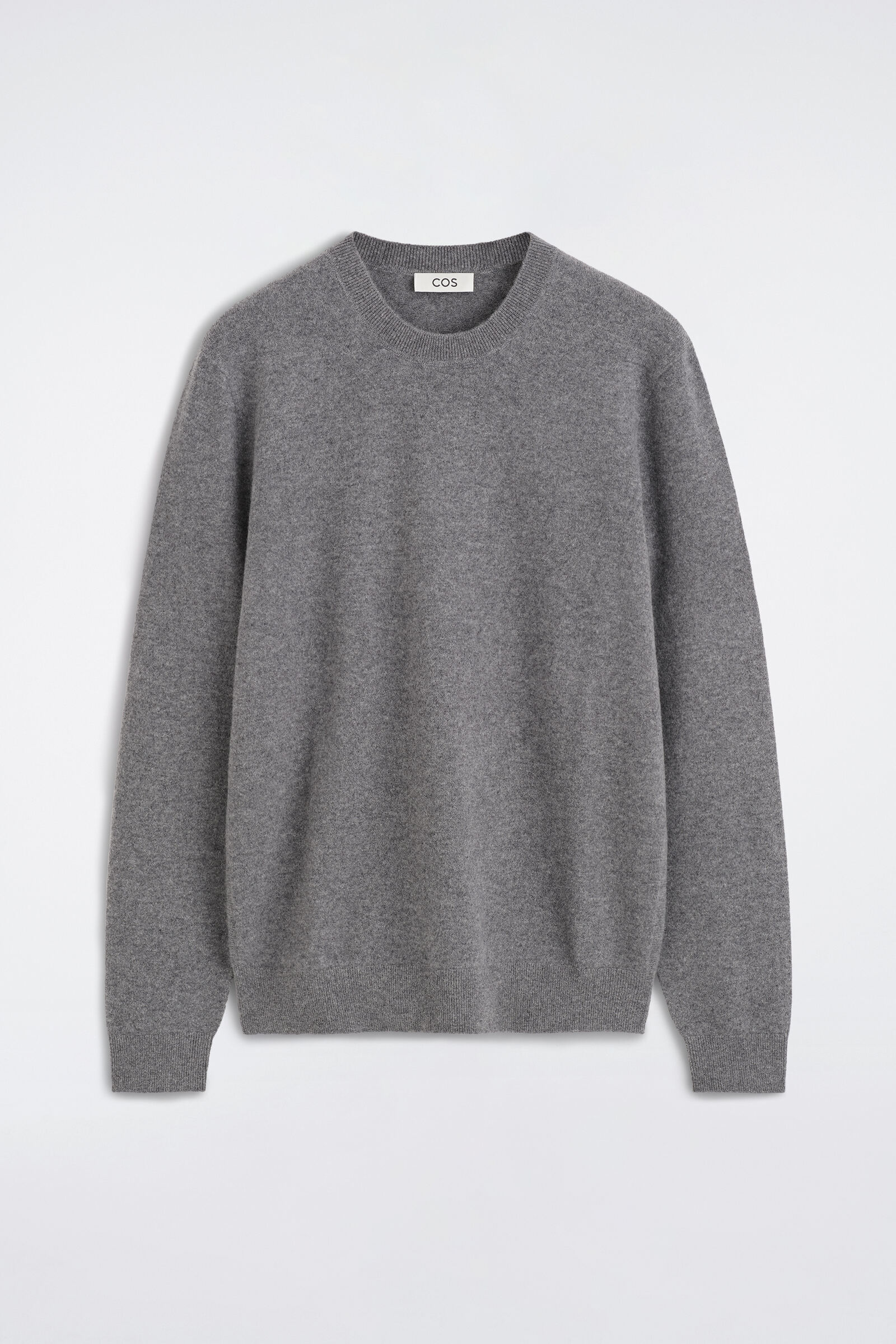 CASHMERE CREW-NECK JUMPERGREY MÉLANGE