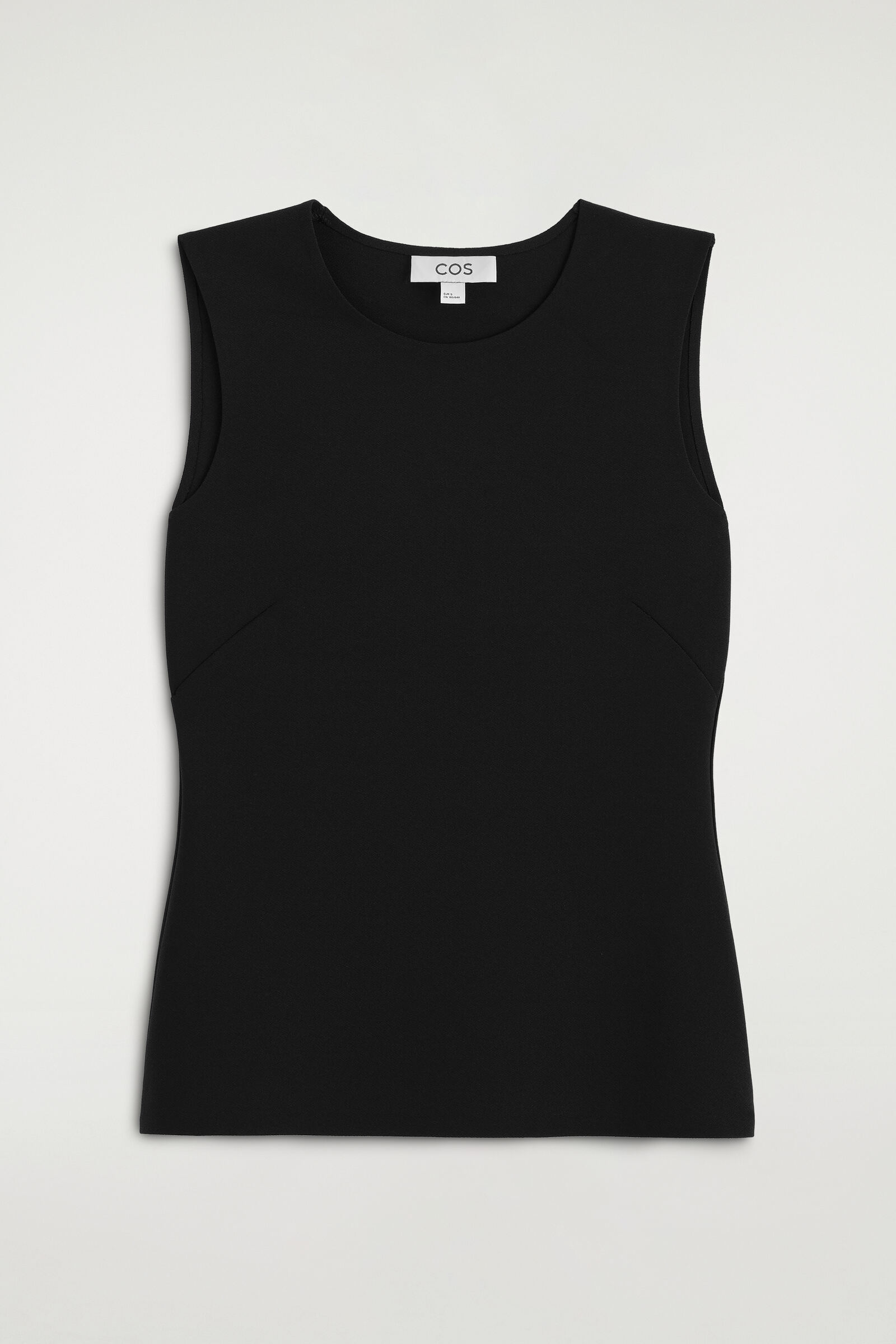 CREPE TANK TOPBLACK
