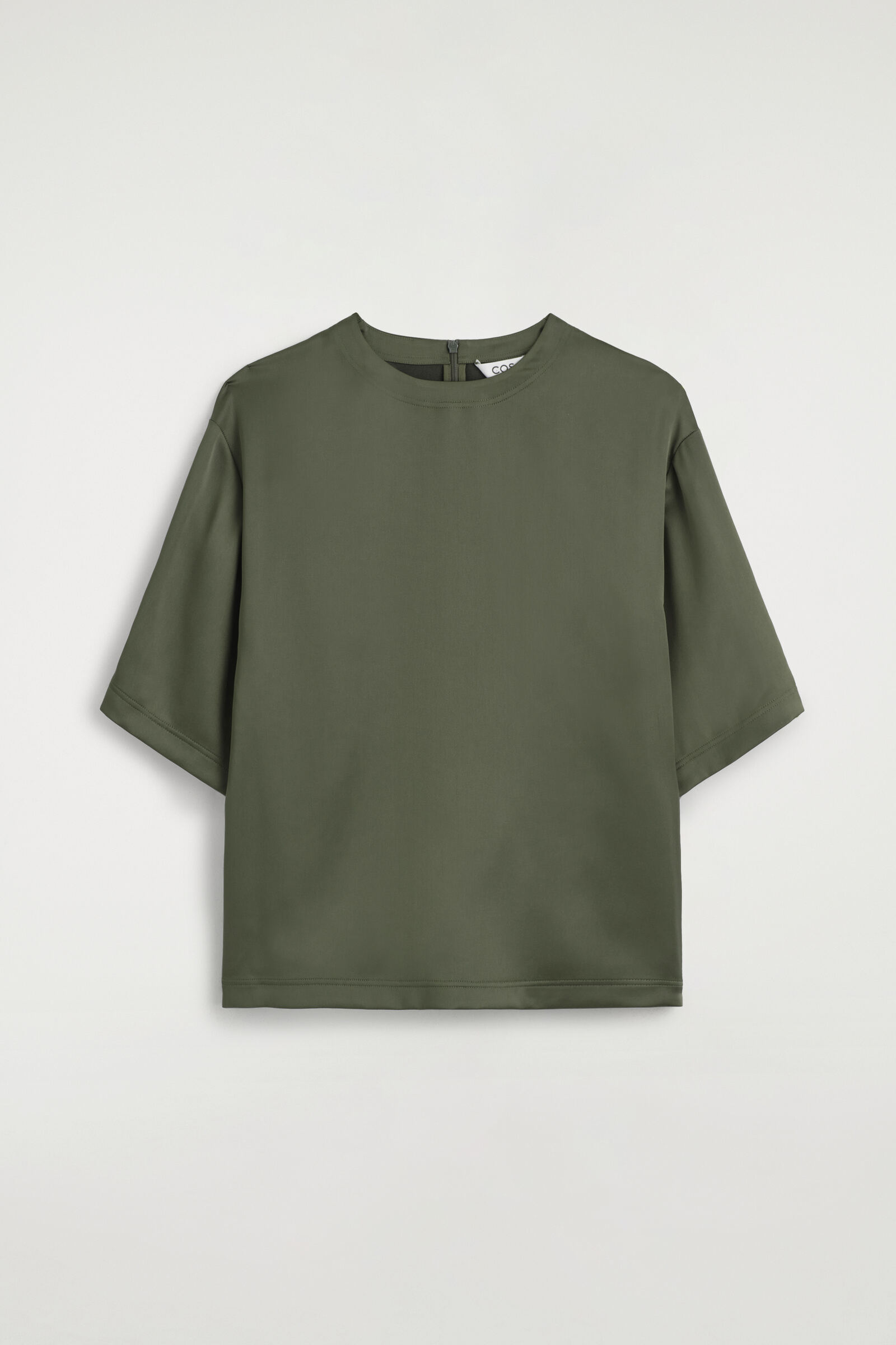 SATIN T-SHIRTKHAKI