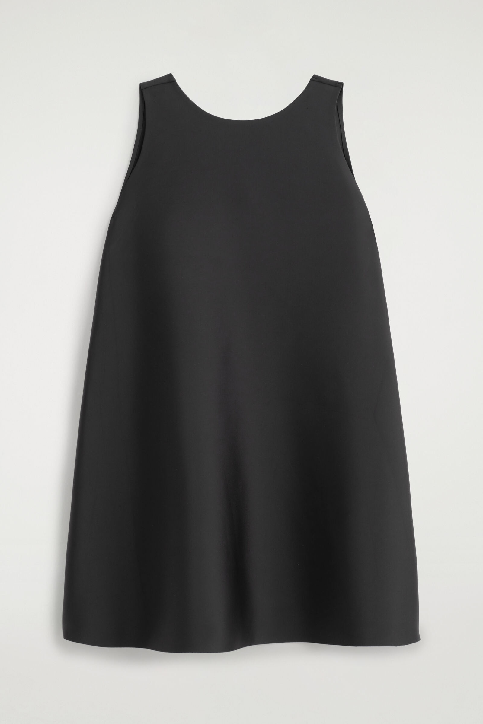SCUBA A-LINE MINI DRESSBLACK