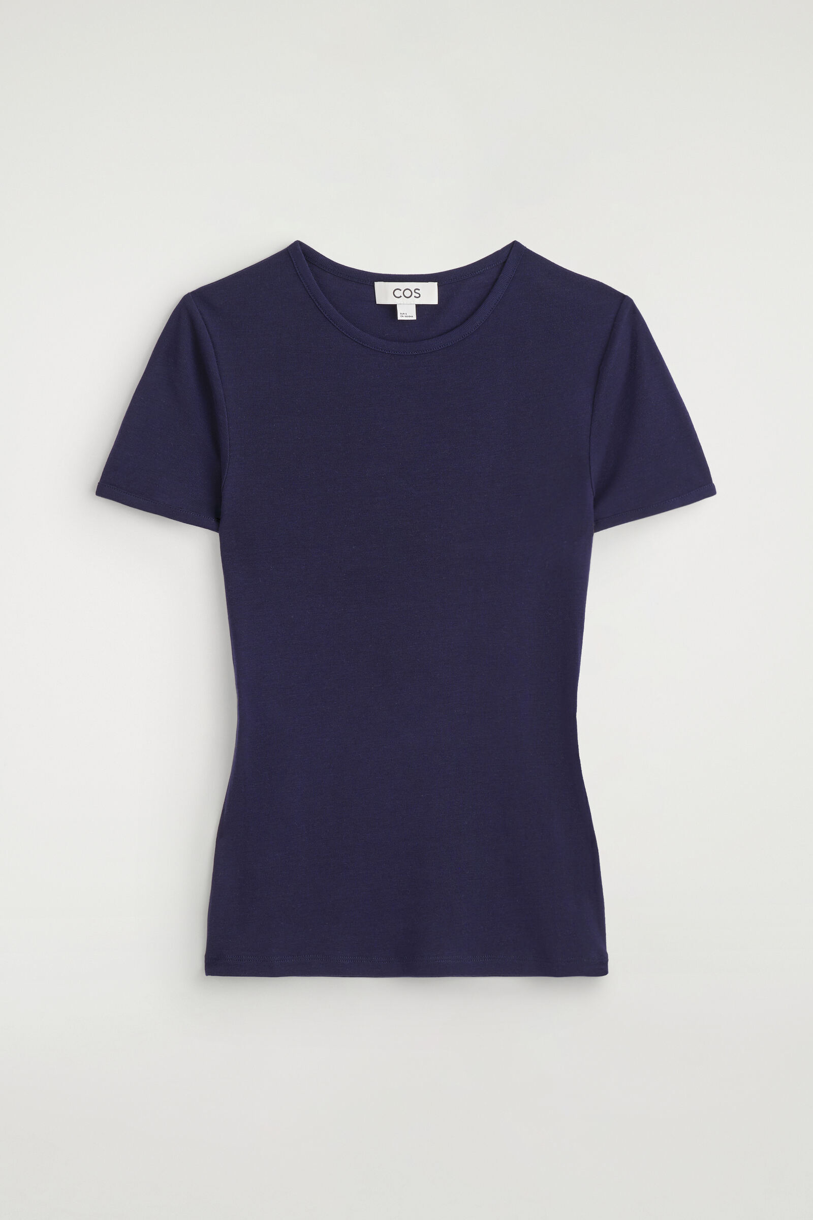 SLIM LYOCELL-MERINO T-SHIRTNAVY