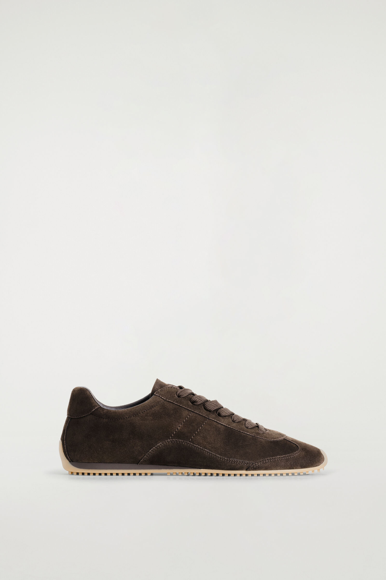 LEATHER TRAINERSBROWN