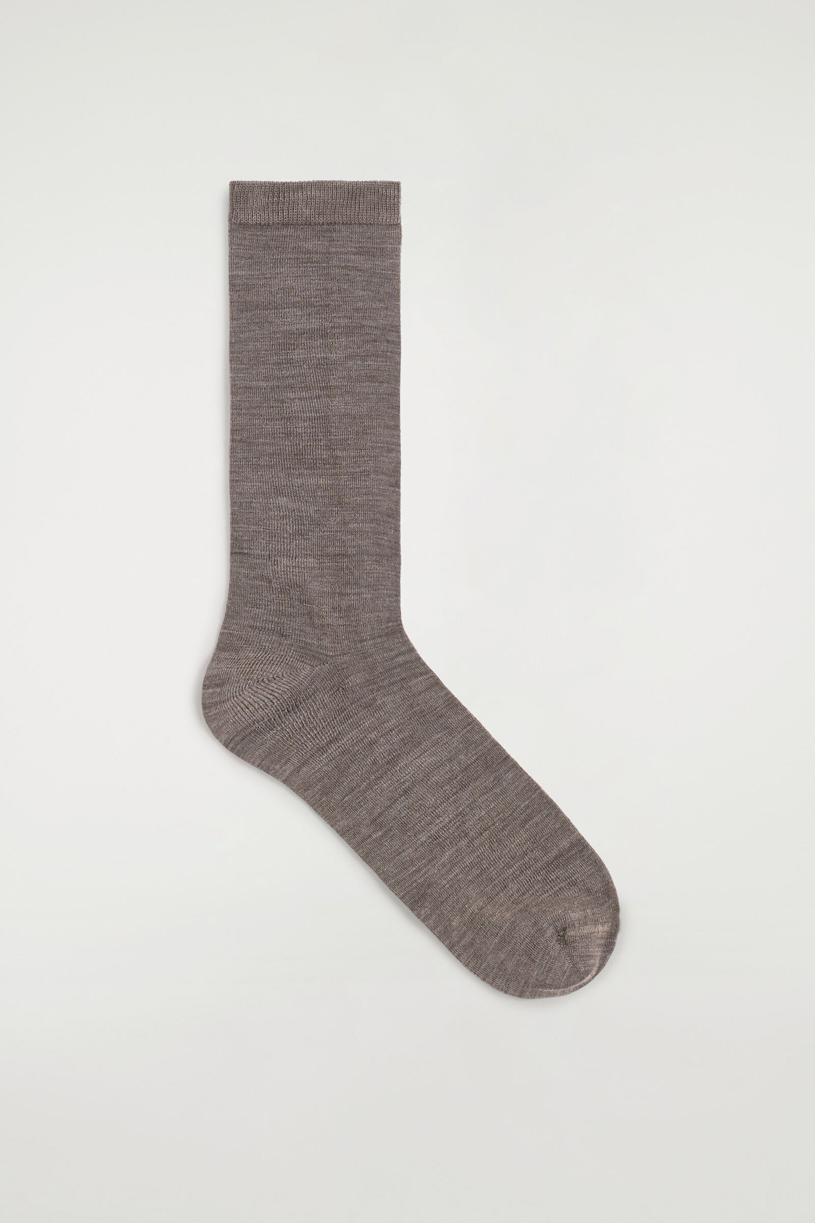 WOOL SOCKSLIGHT-BROWN MÉLANGE
