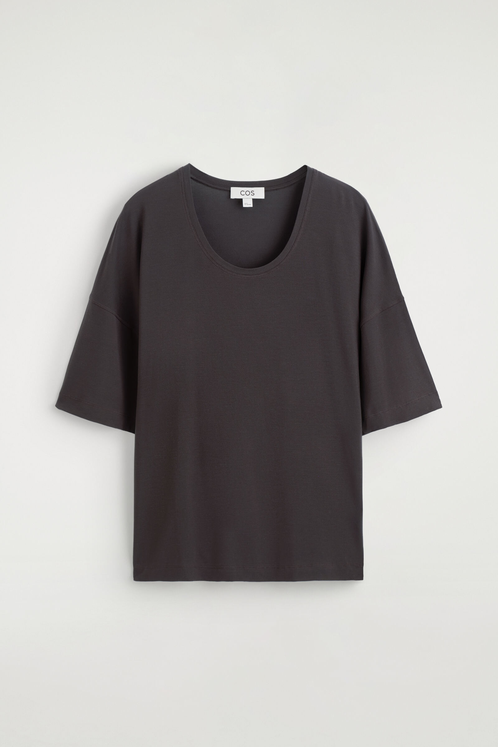 FLUID MODAL SCOOP-NECK T-SHIRTBROWN