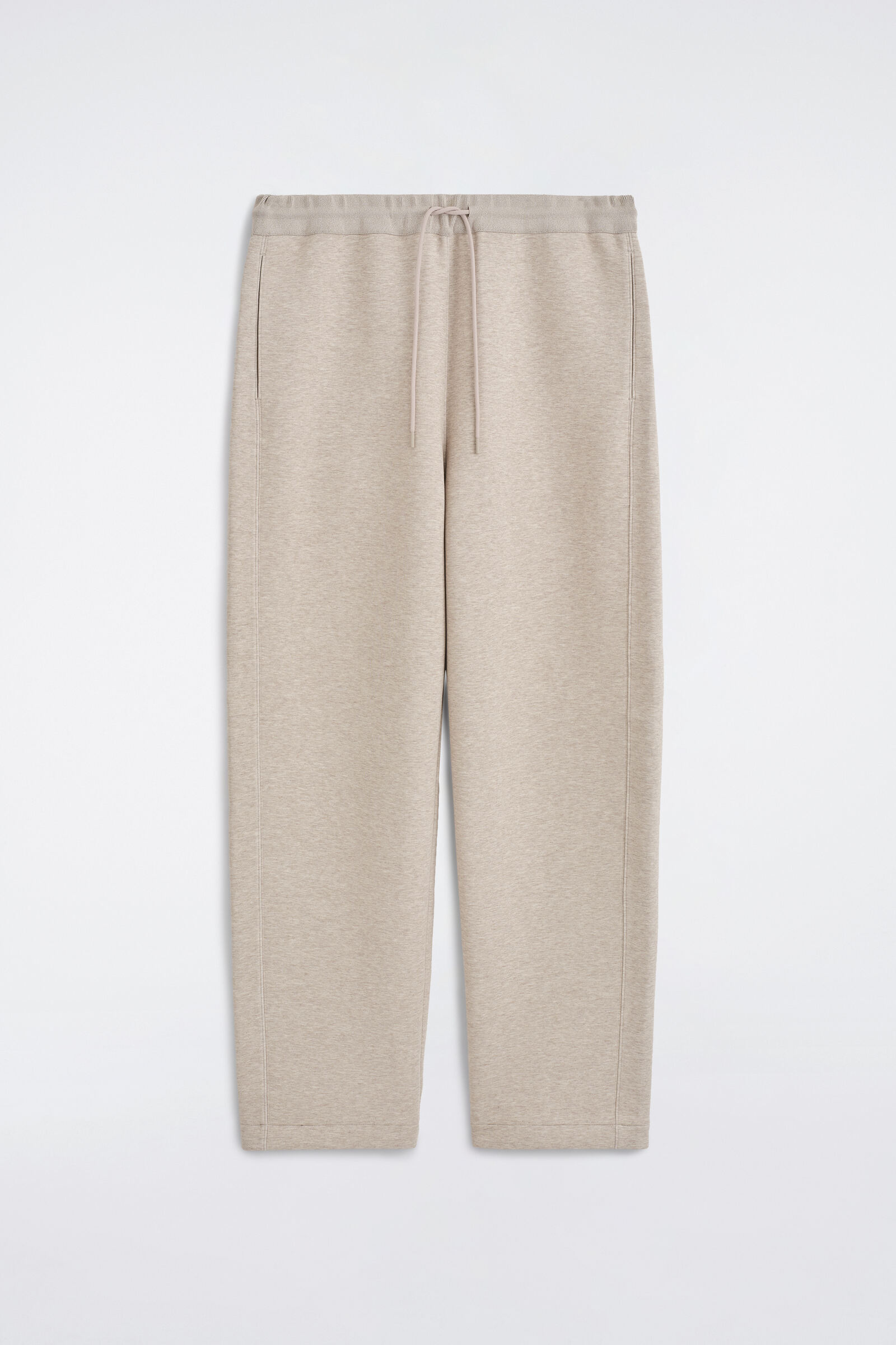 SCUBA RELAXED-FIT BARREL-LEG JOGGERSBEIGE MÉLANGE
