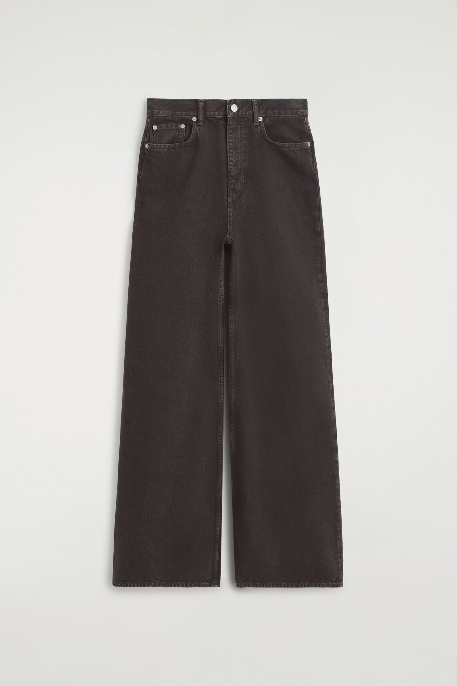 DIAL WIDE-LEG JEANSBROWN