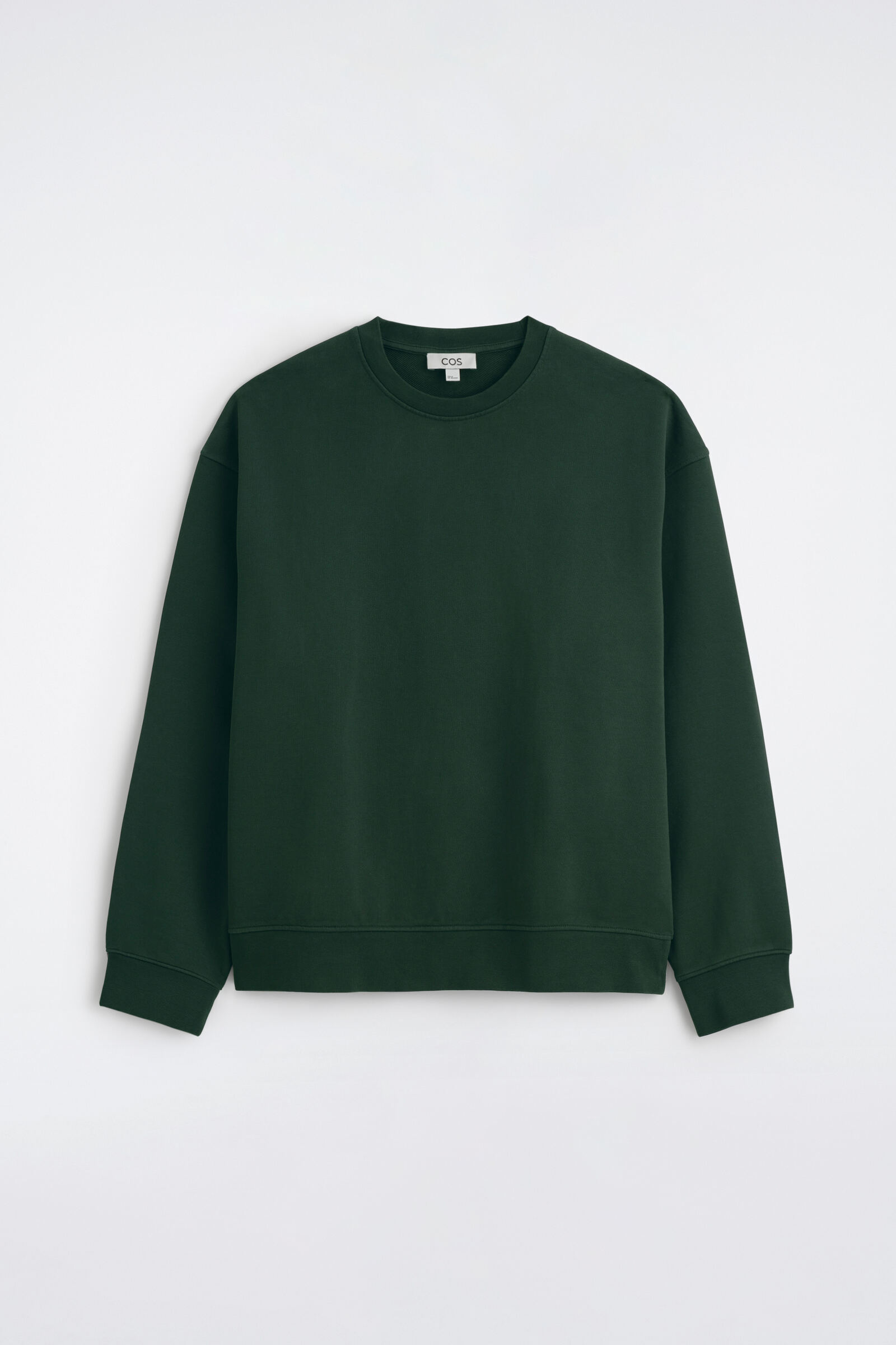 WASHED-COTTON SWEATSHIRTDARK GREEN