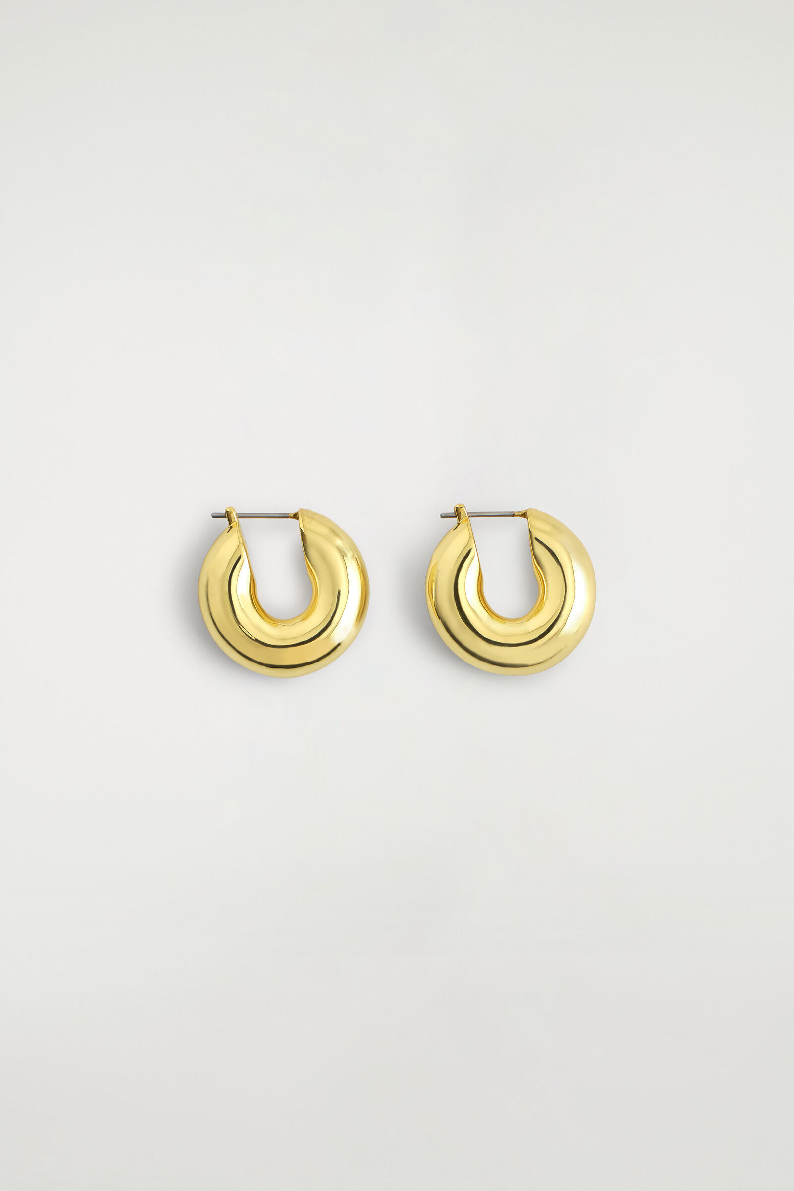 MINI CHUNKY HOOP EARRINGSGOLD