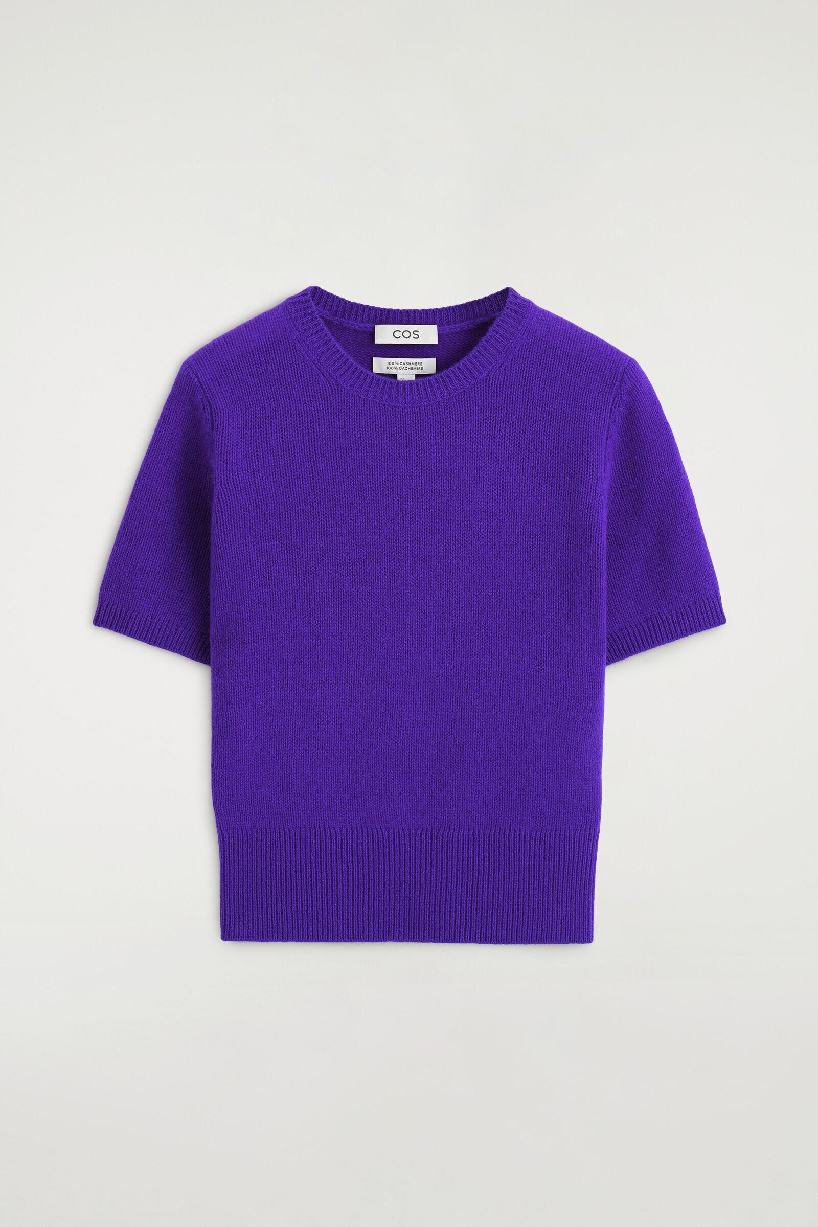CASHMERE T-SHIRTPURPLE