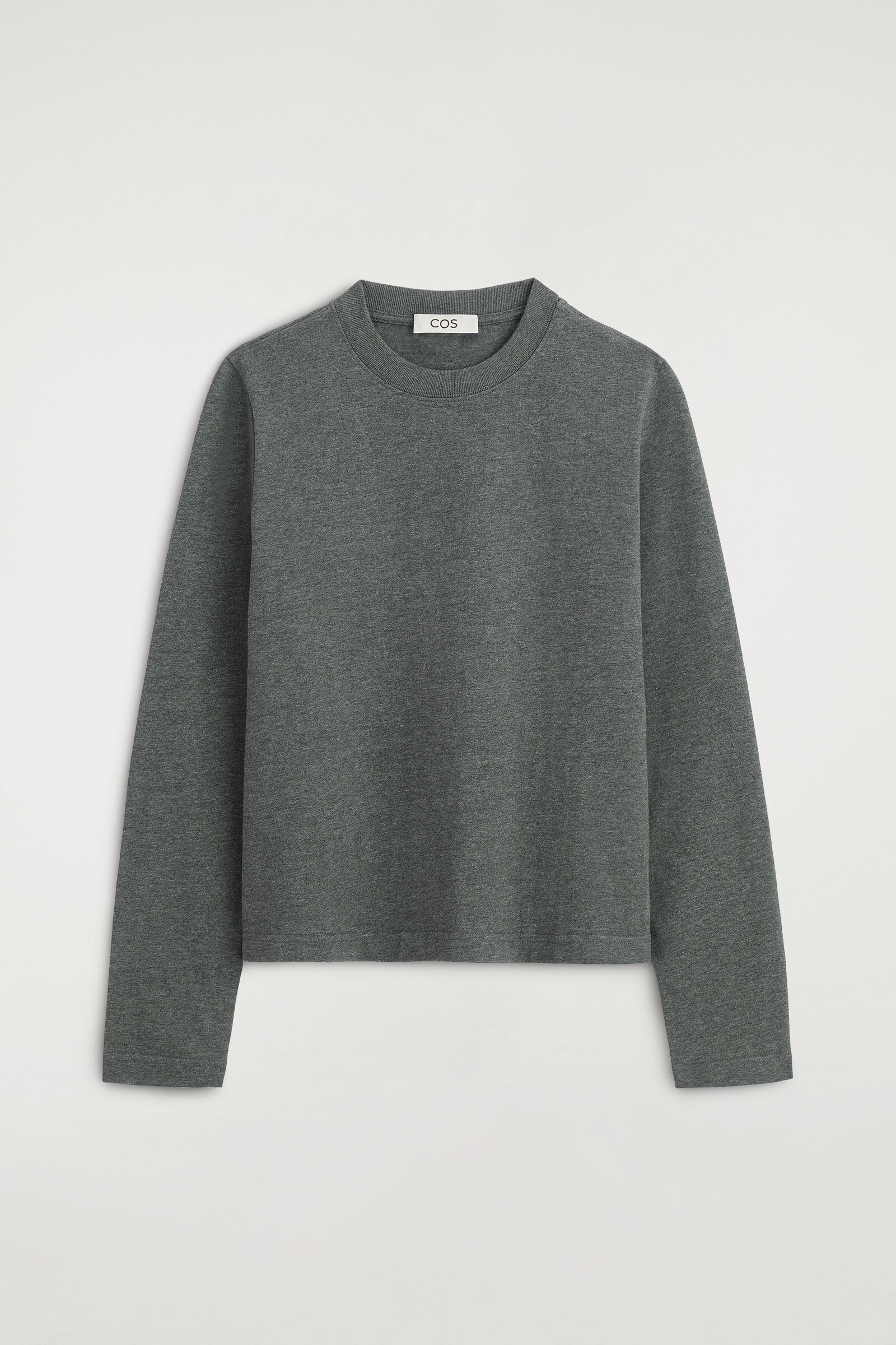 CLEAN CUT LONG-SLEEVED T-SHIRTDARK-GREY MÉLANGE