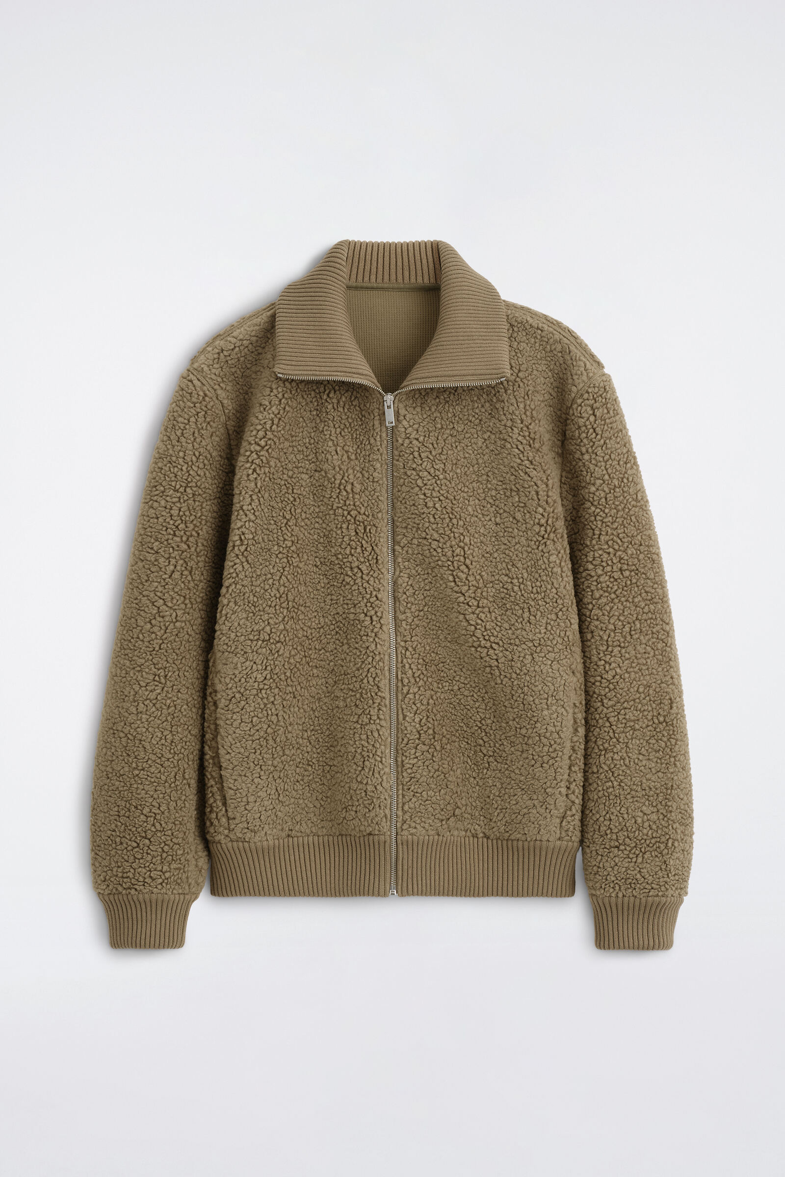 TEDDY ZIP-UP JACKETBEIGE