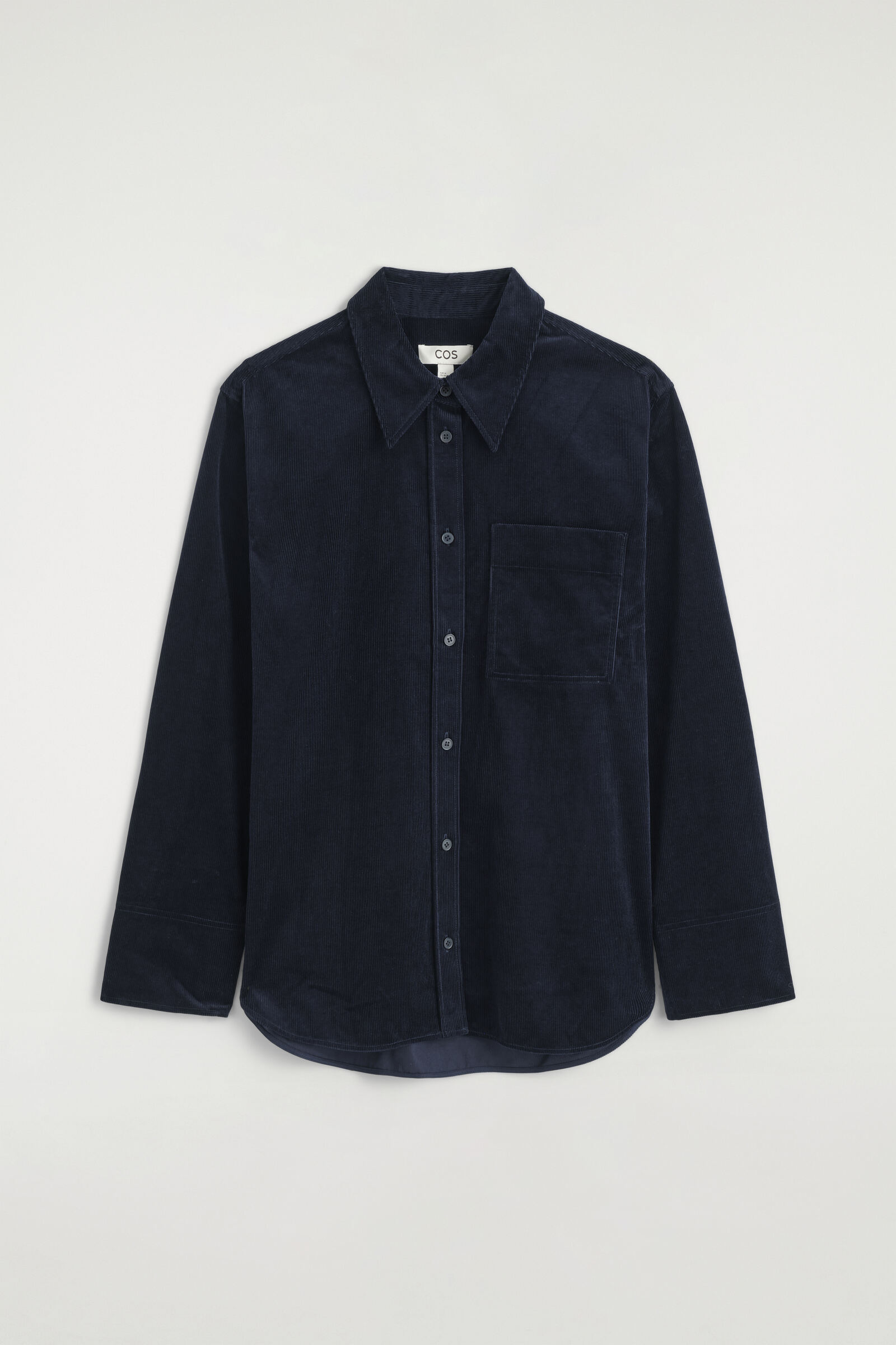 COTTON-CORDUROY SHIRTNAVY
