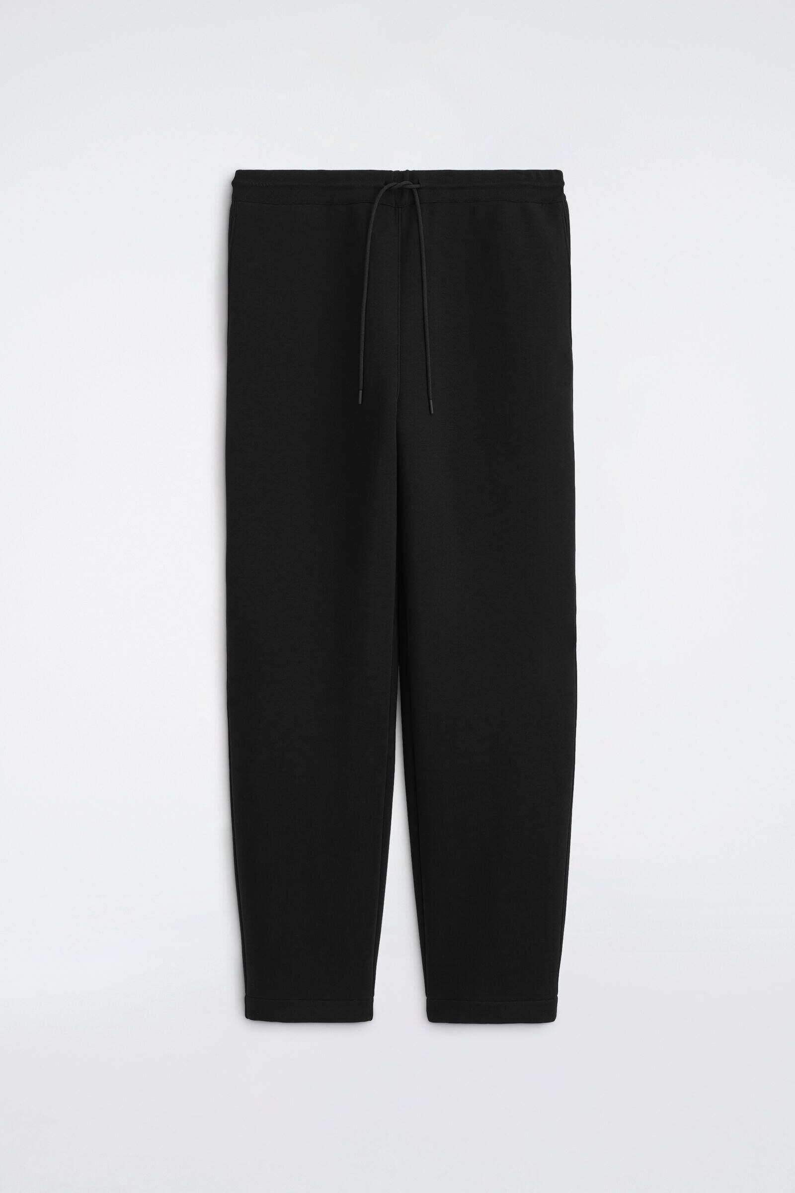 SCUBA RELAXED-FIT BARREL-LEG JOGGERSBLACK
