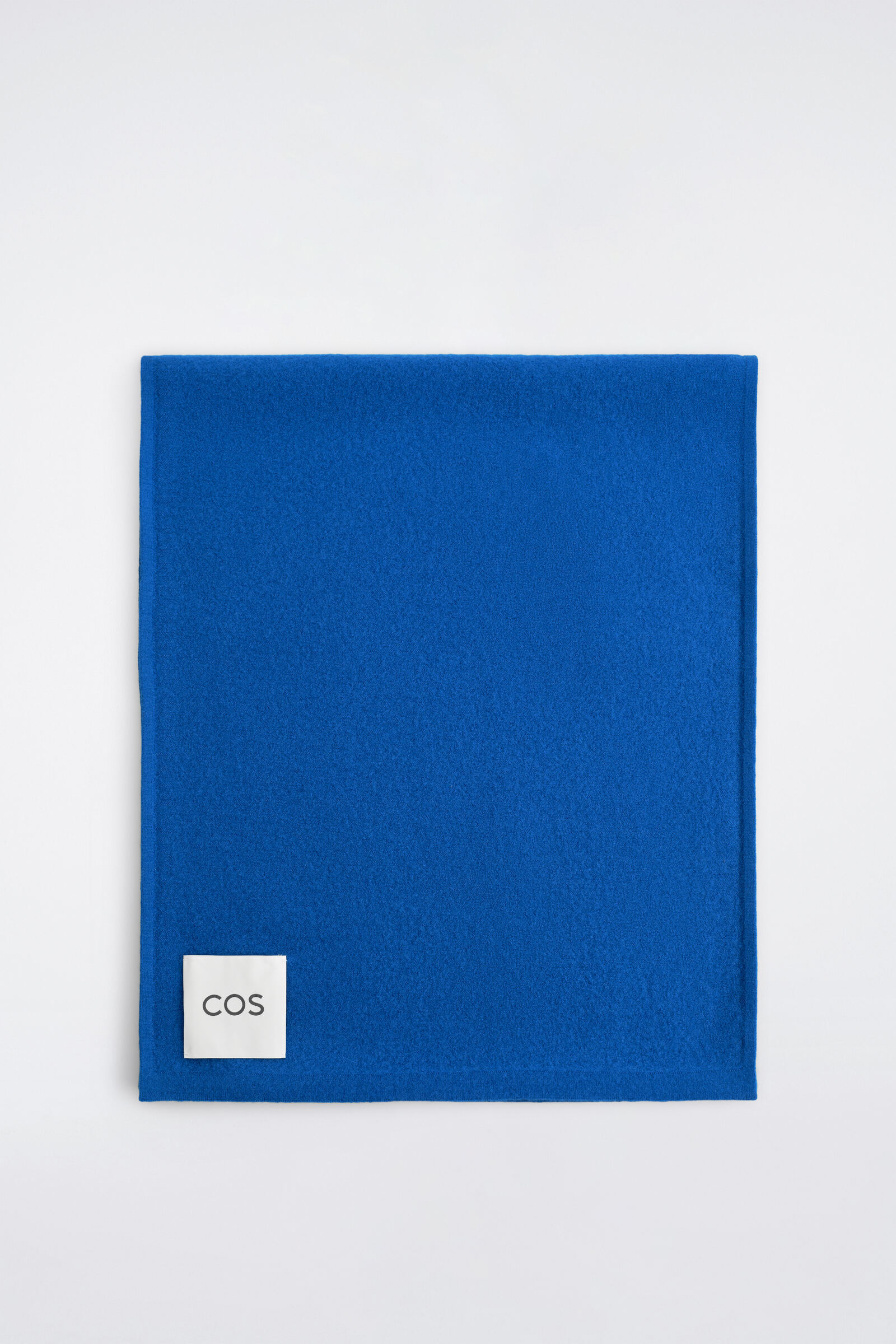 BOILED WOOL SCARFBLUE