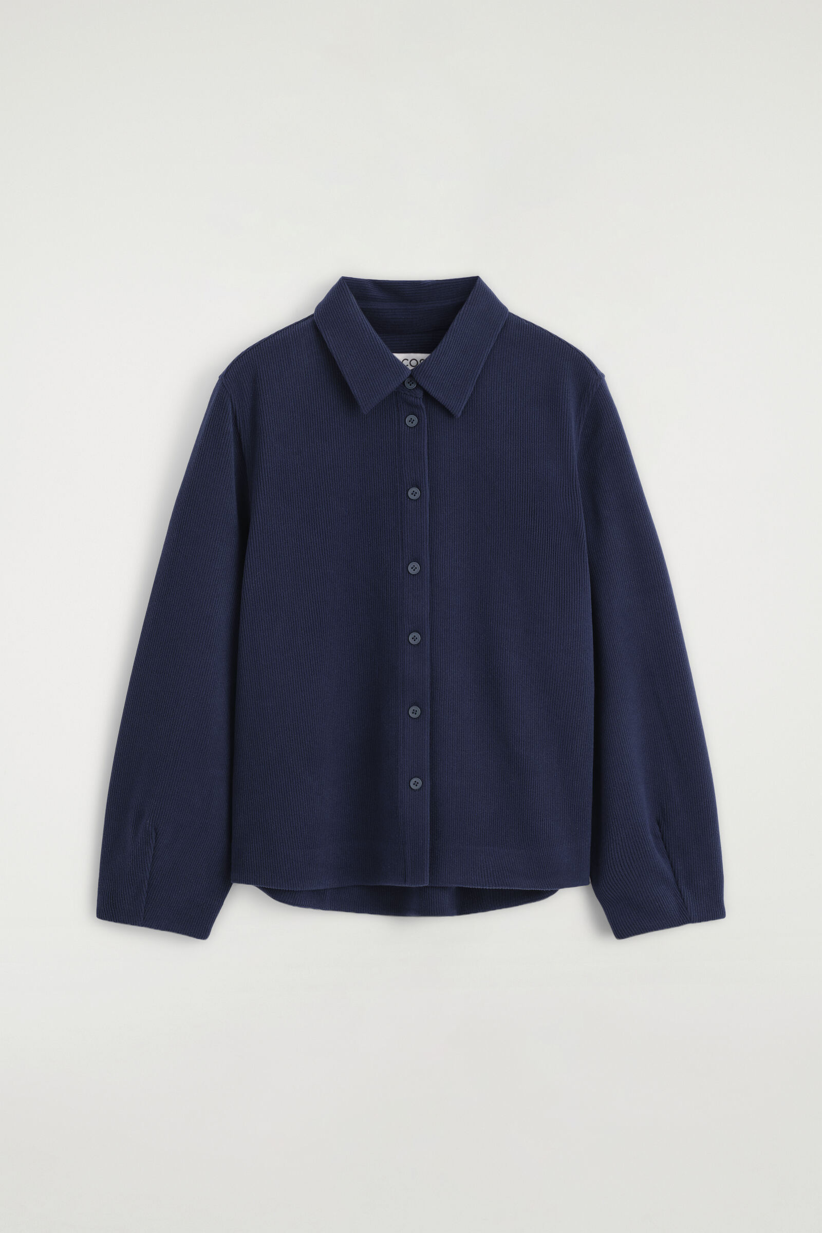 CORDUROY-JERSEY SHIRTNAVY