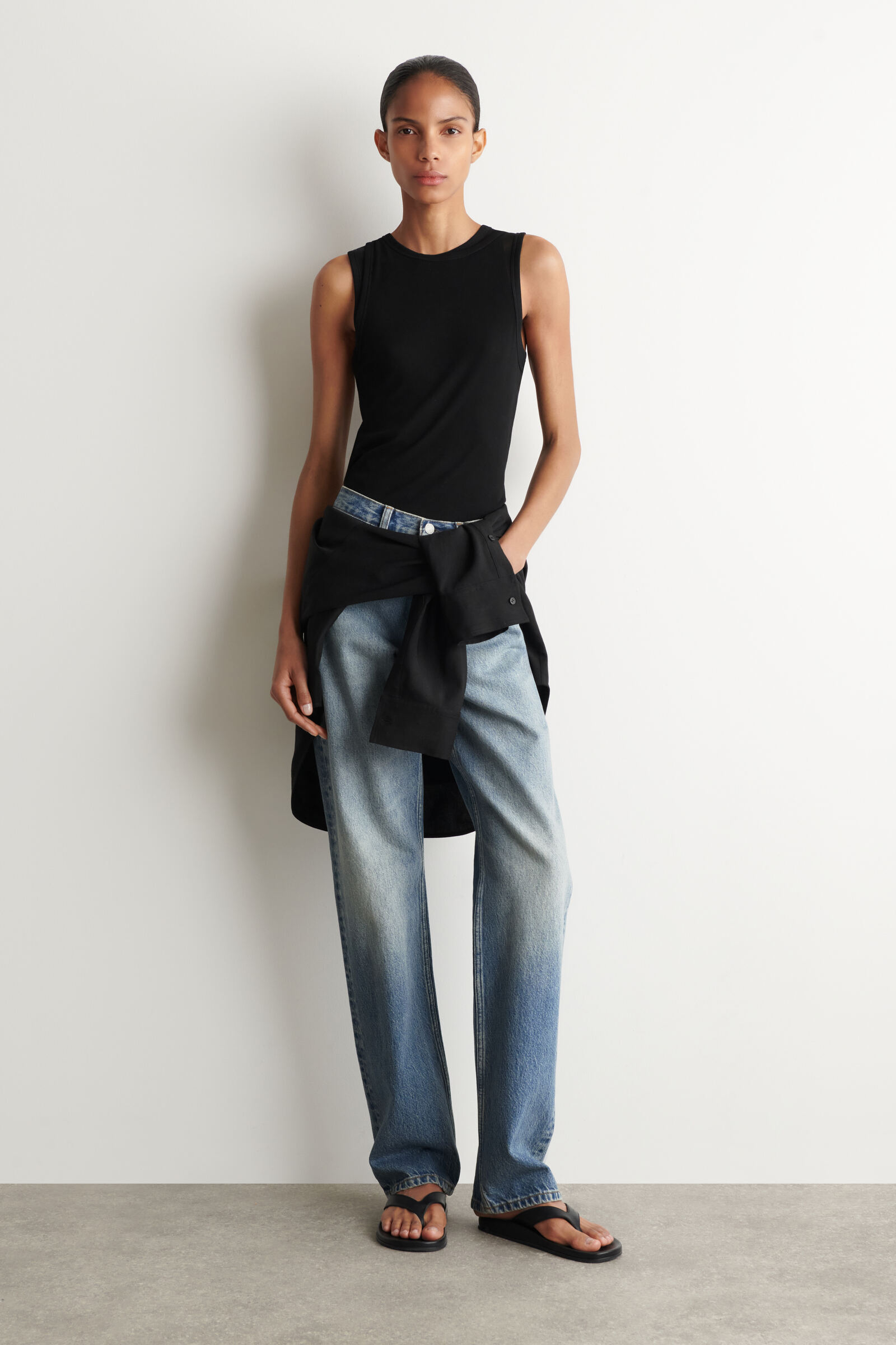 CHORD STRAIGHT-LEG JEANSFADED BLUE