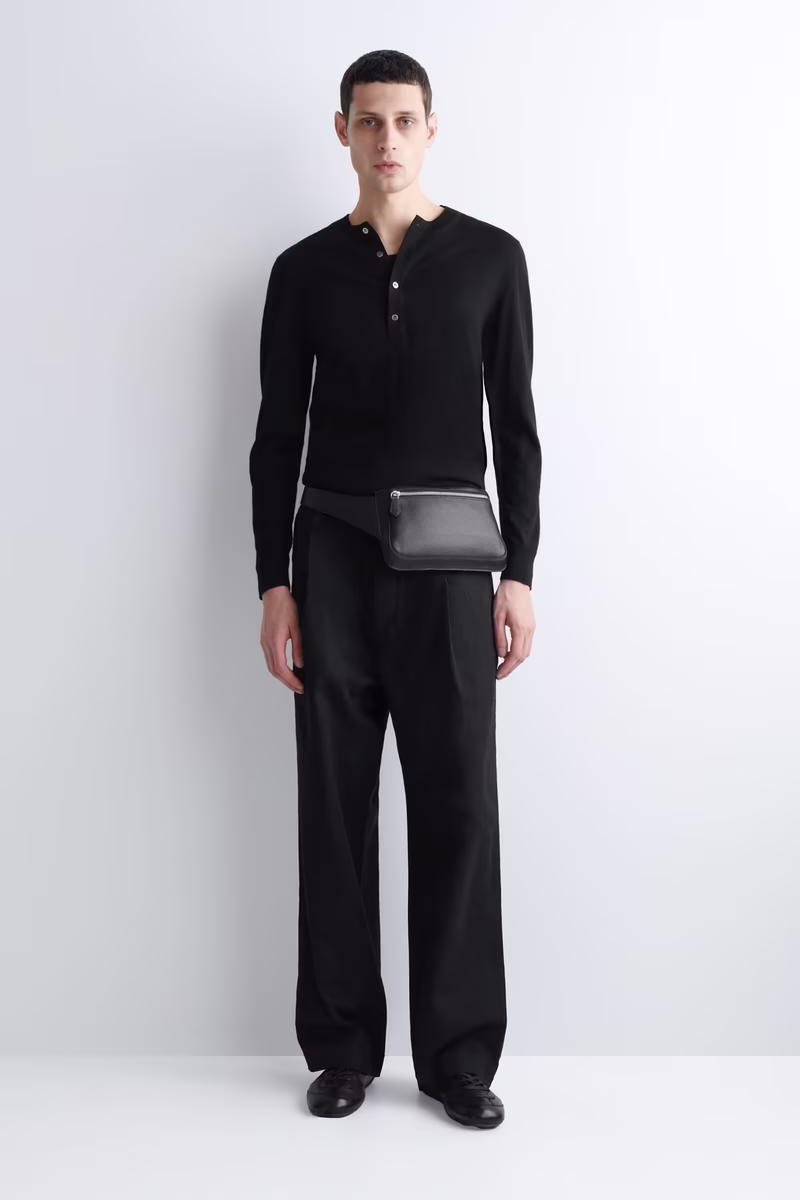 BRUNSWICK BELT BAG - LEATHERBLACK