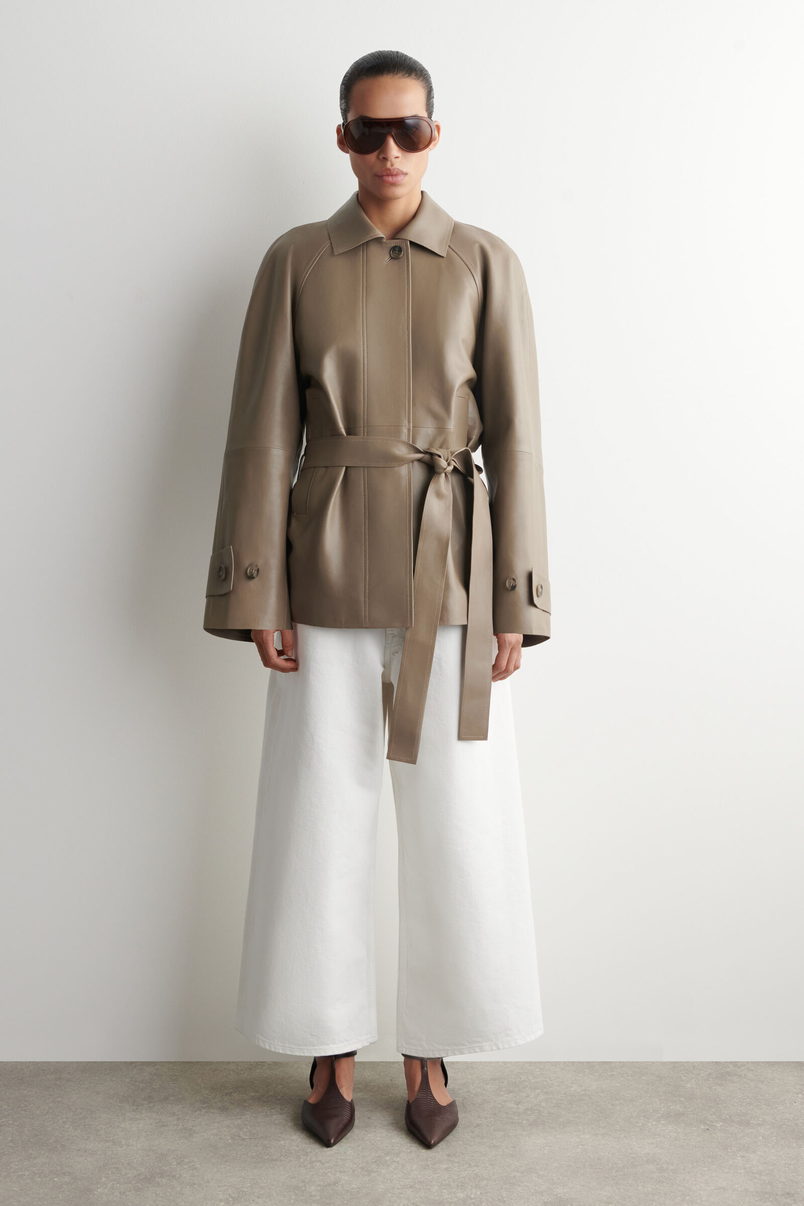 DENIM CULOTTESWHITE