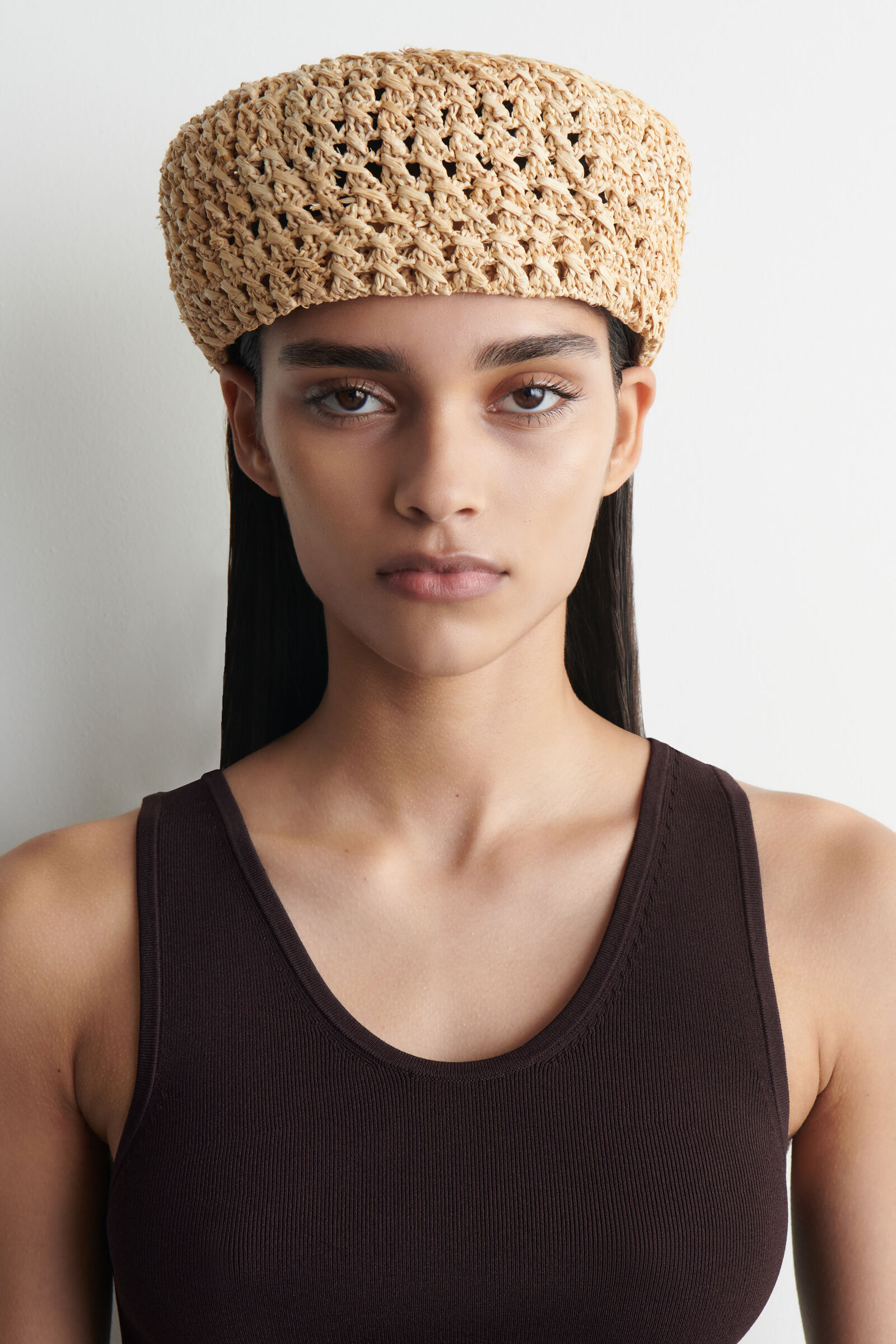 RAFFIA BERETBEIGE