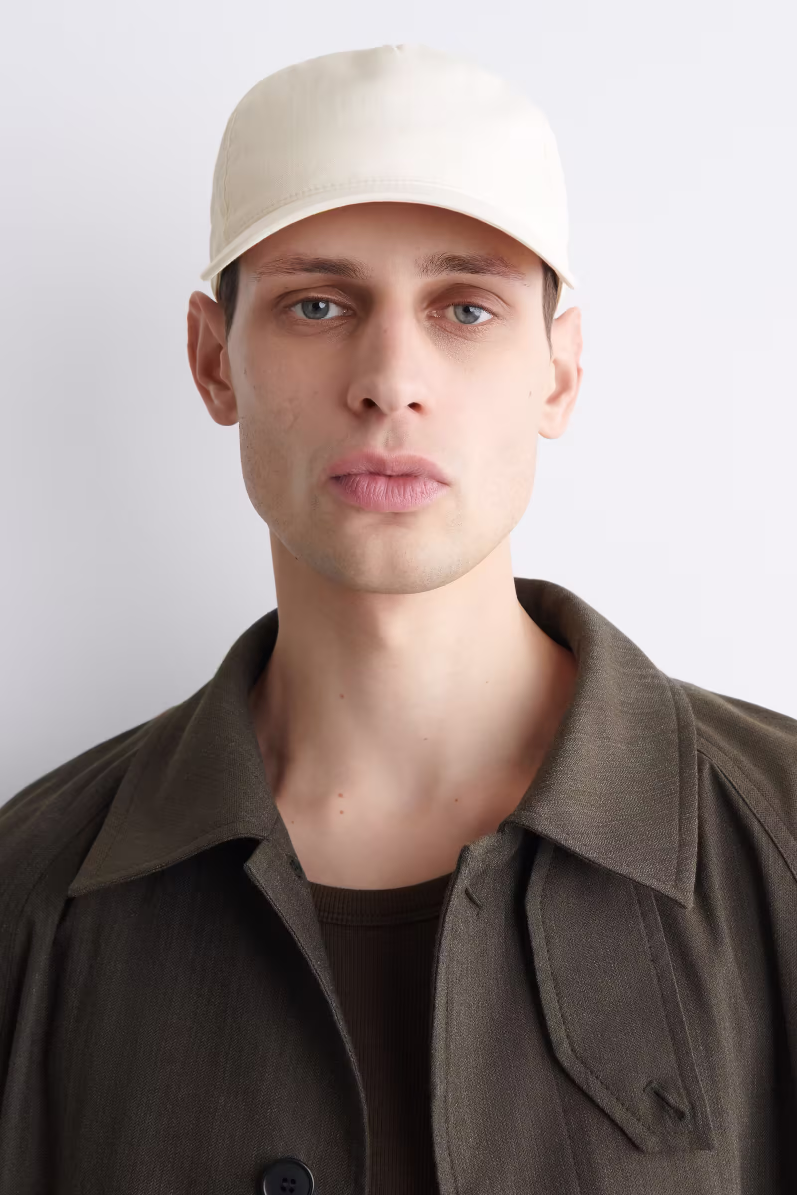 COTTON-TWILL BASEBALL CAPWHITE