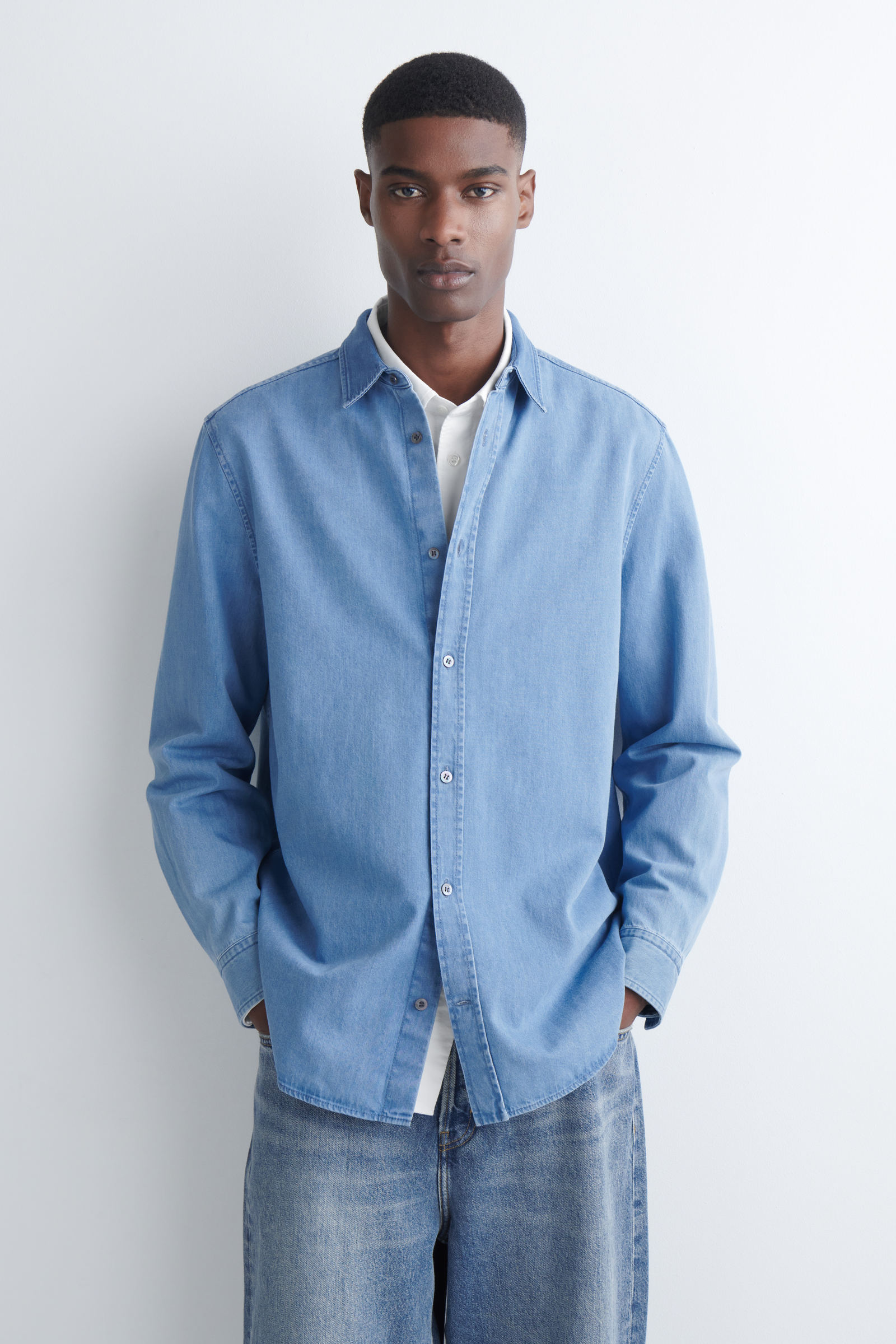 DENIM SHIRTBLUE