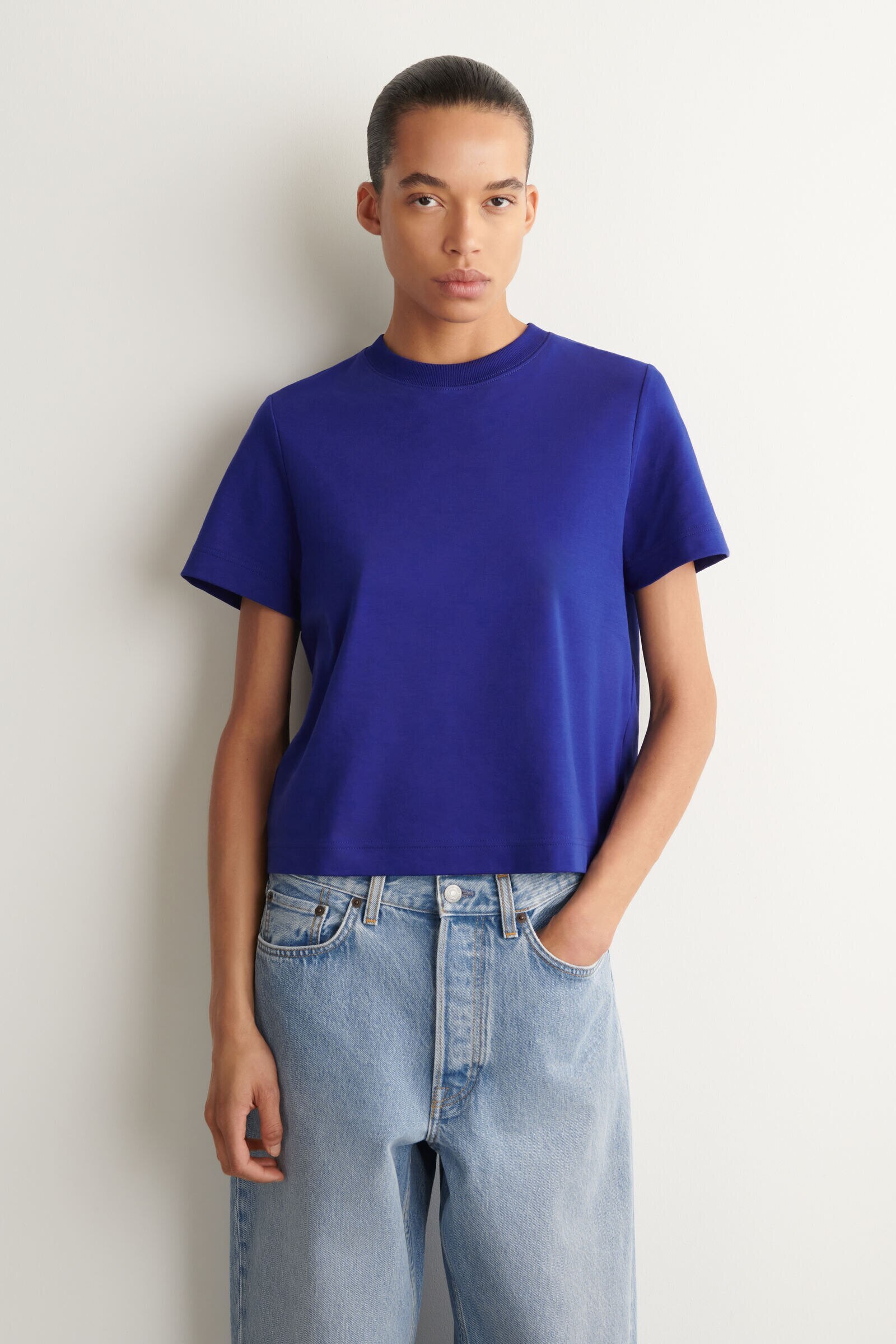 CLEAN CUT T-SHIRTCOBALT BLUE