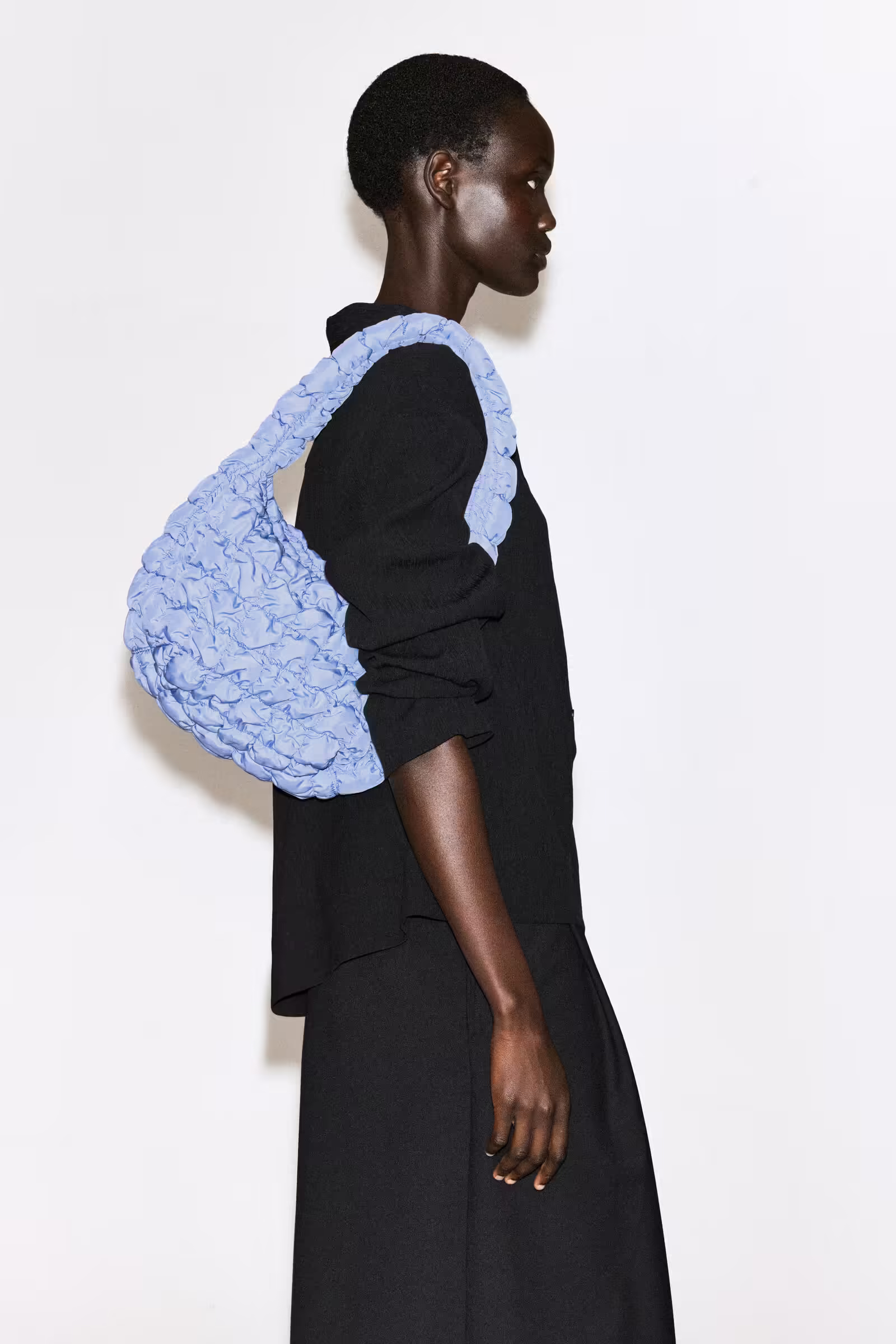 QUILTED MINI BAGLIGHT BLUE