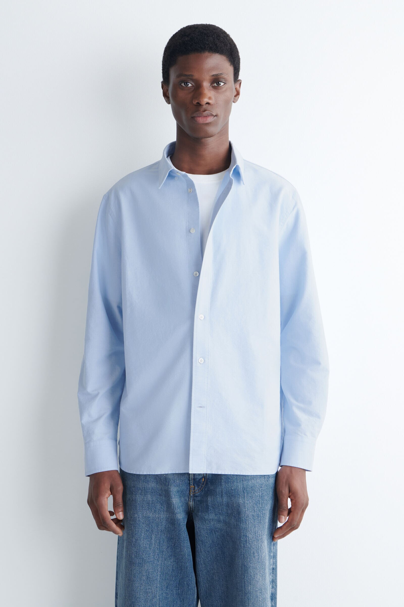 COTTON OXFORD SHIRTLIGHT BLUE