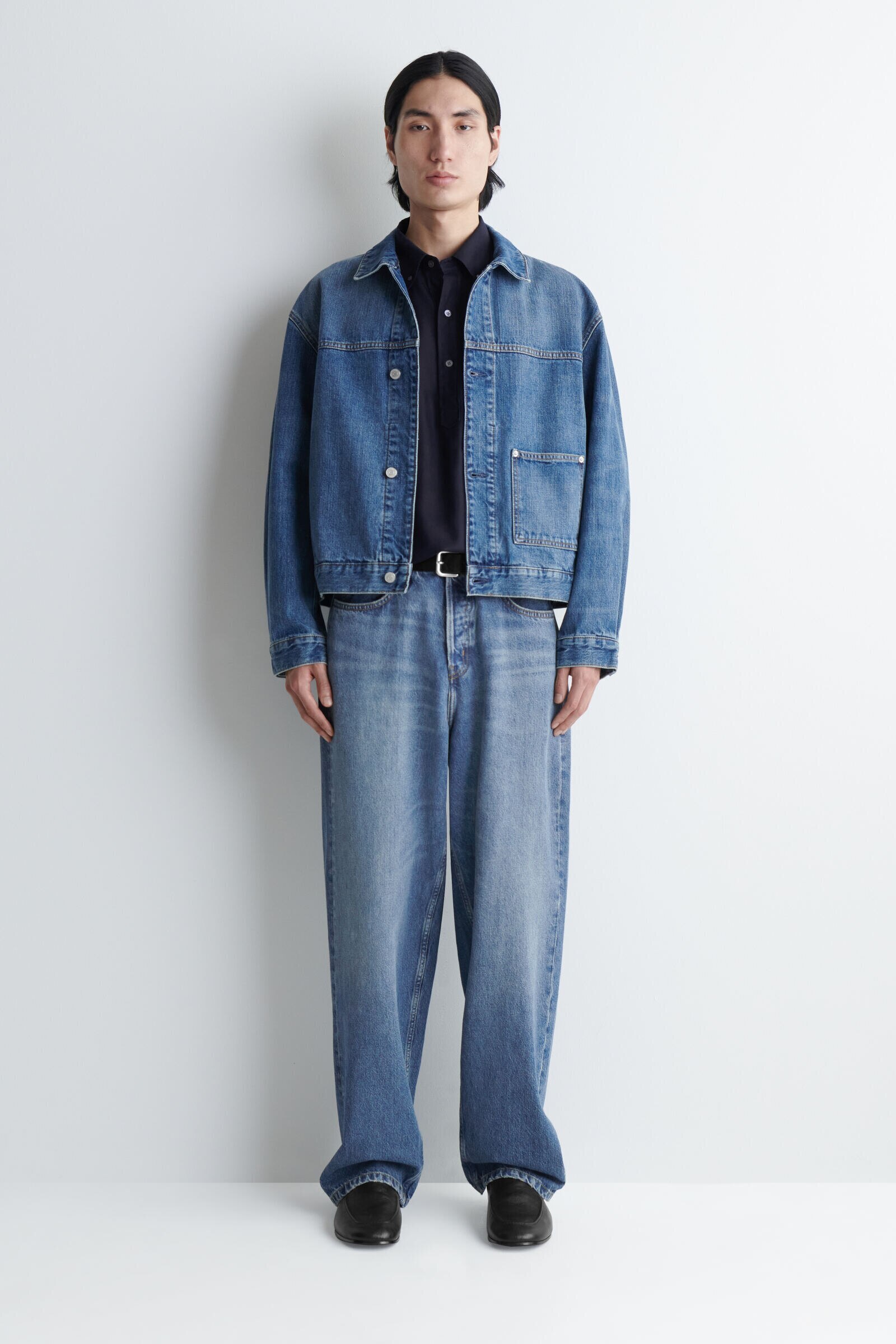 DENIM SHIRT JACKETBLUE