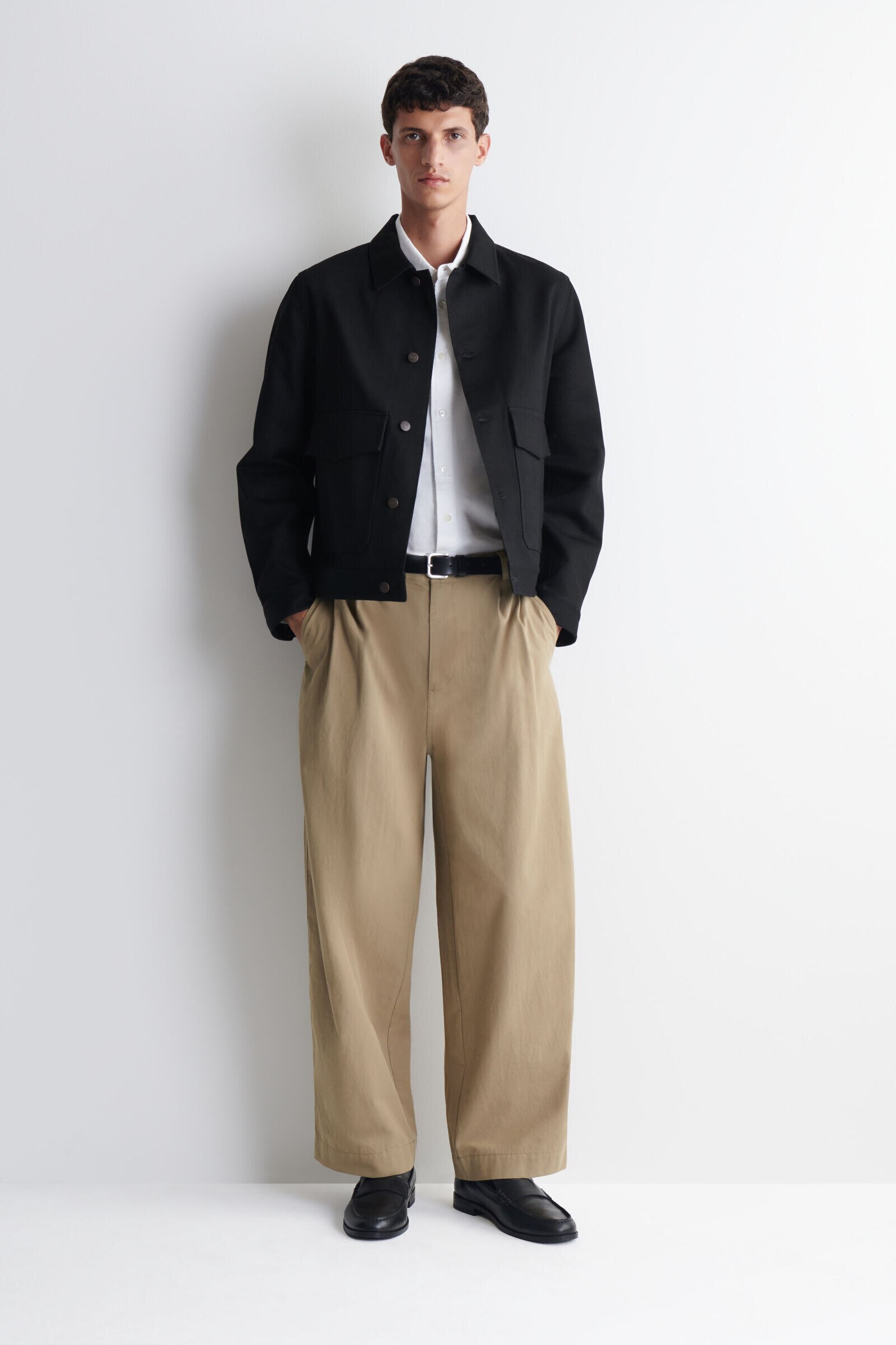 RAW SELVEDGE DENIM JACKETBLACK