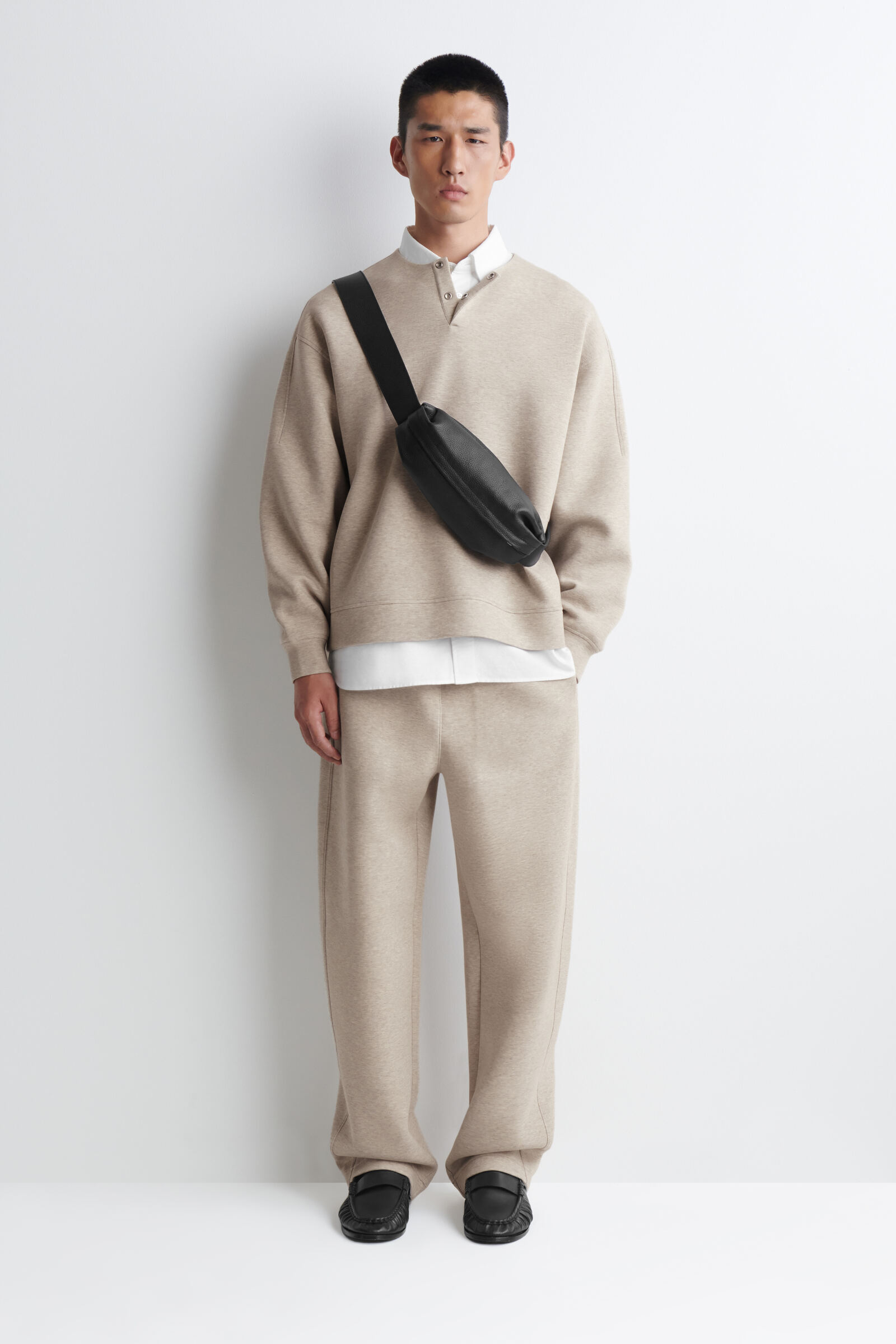 MODULE CROSSBODY BAG - LEATHERBLACK