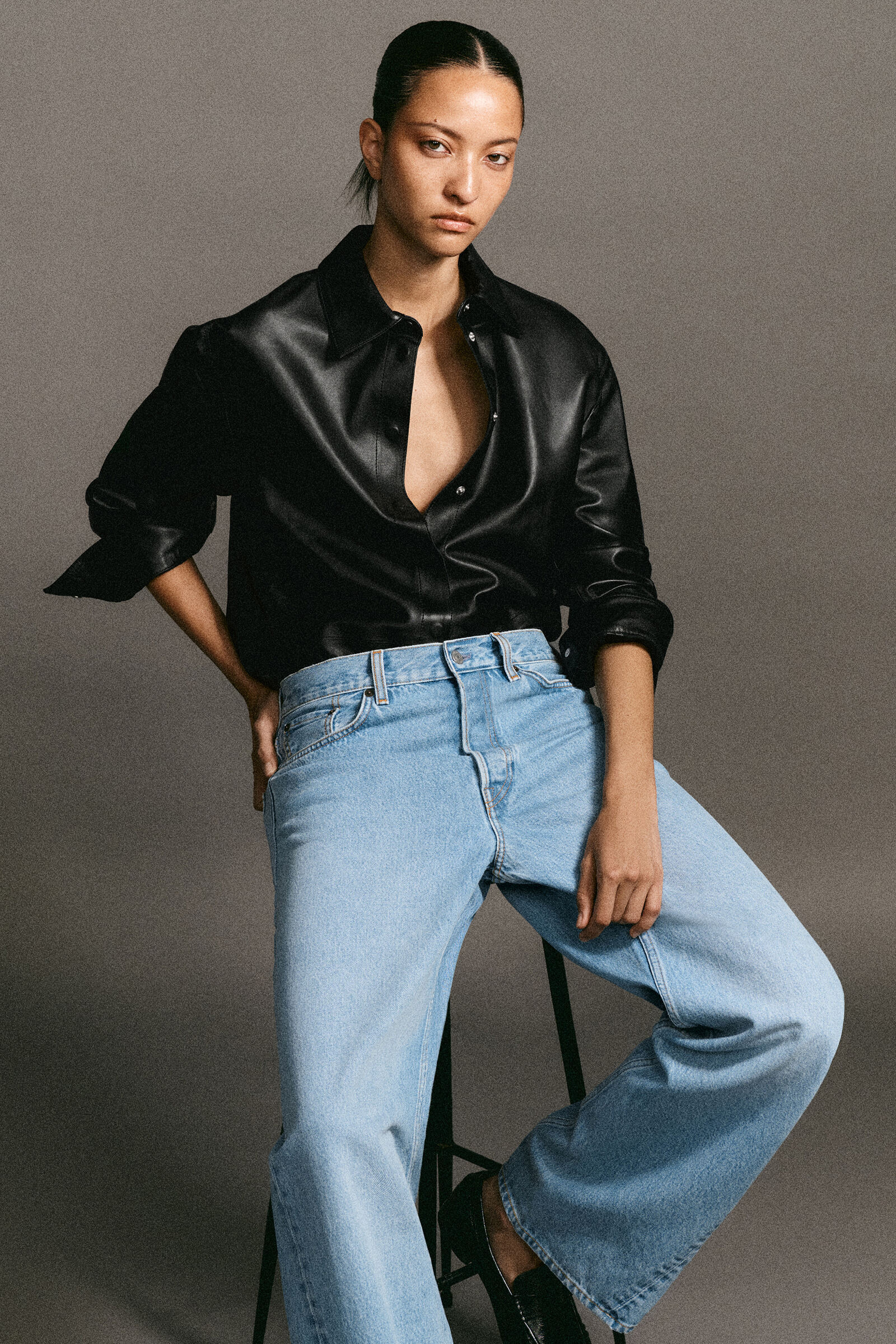 FACADE STRAIGHT-LEG JEANSBLUE