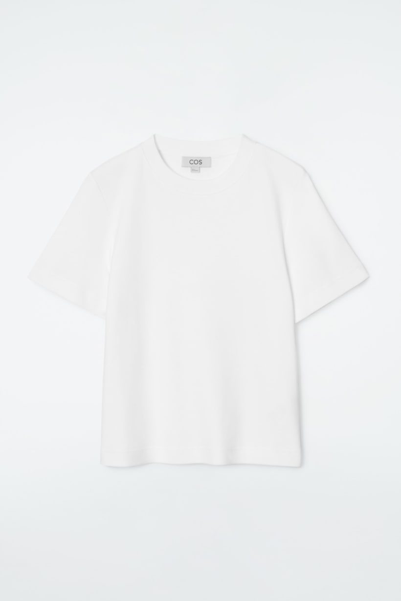 White Cut-out T-shirt 17056 main image 0
