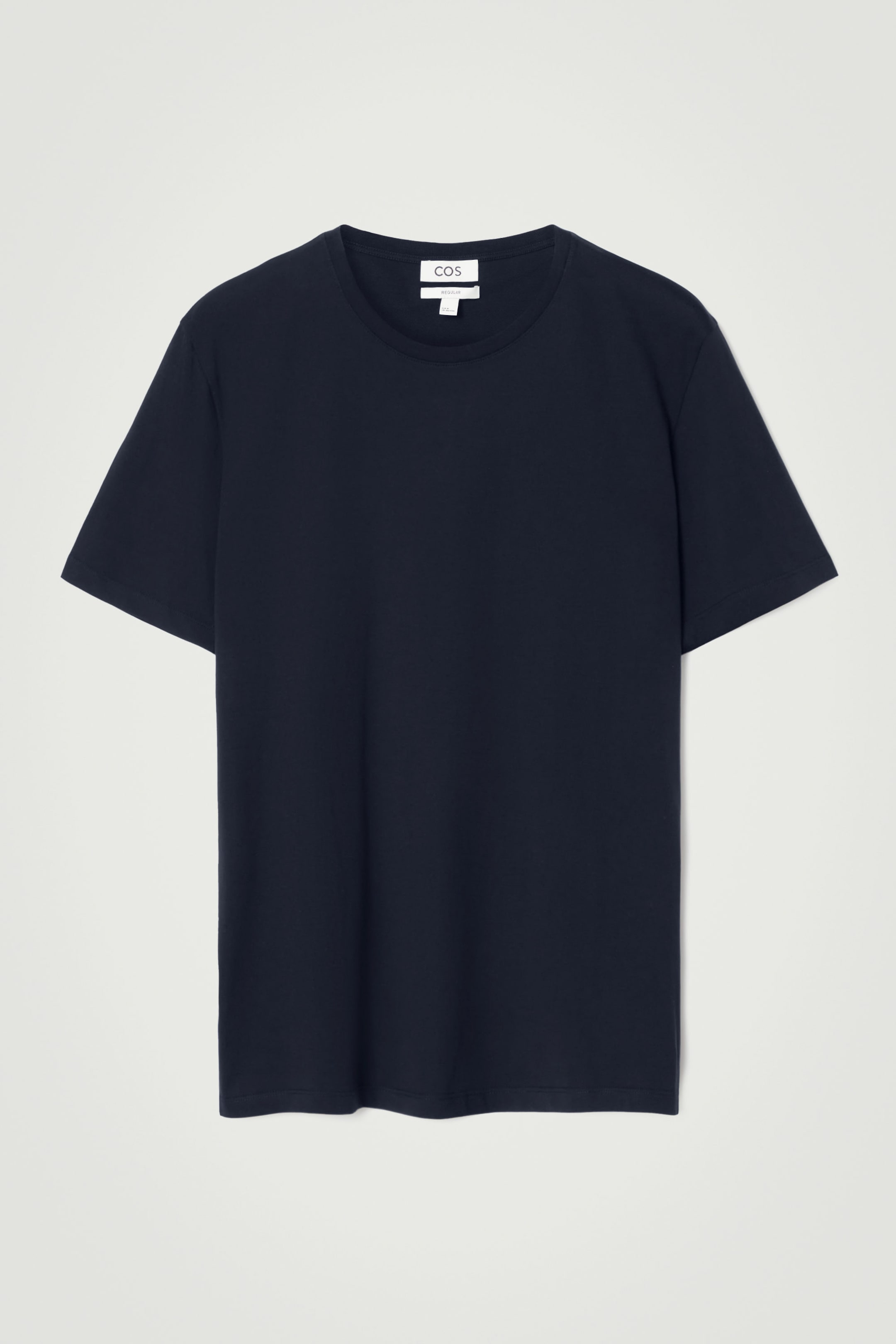 REGULAR COTTON T-SHIRT - NAVY