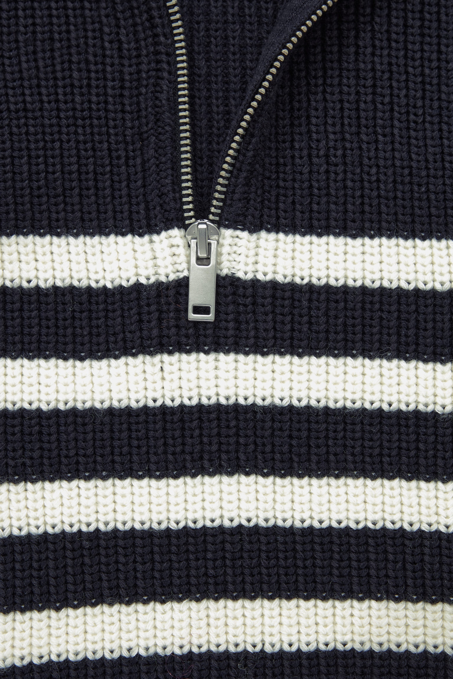 Cotton Half Zip Jumper