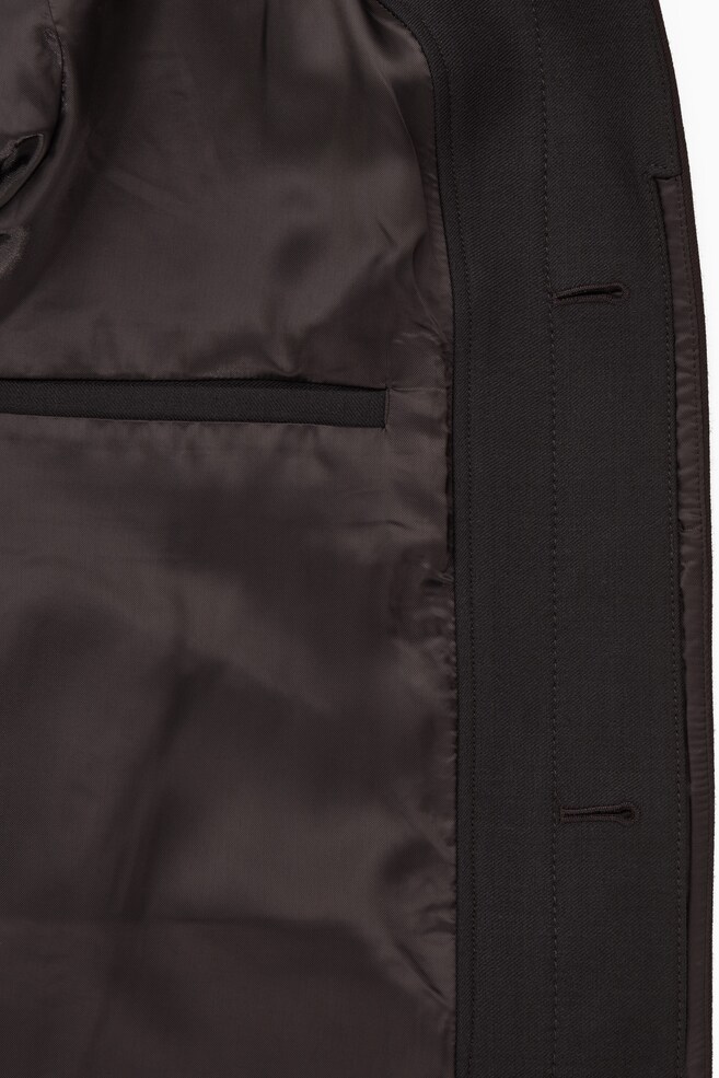 Silk Blend Jacket, Brown