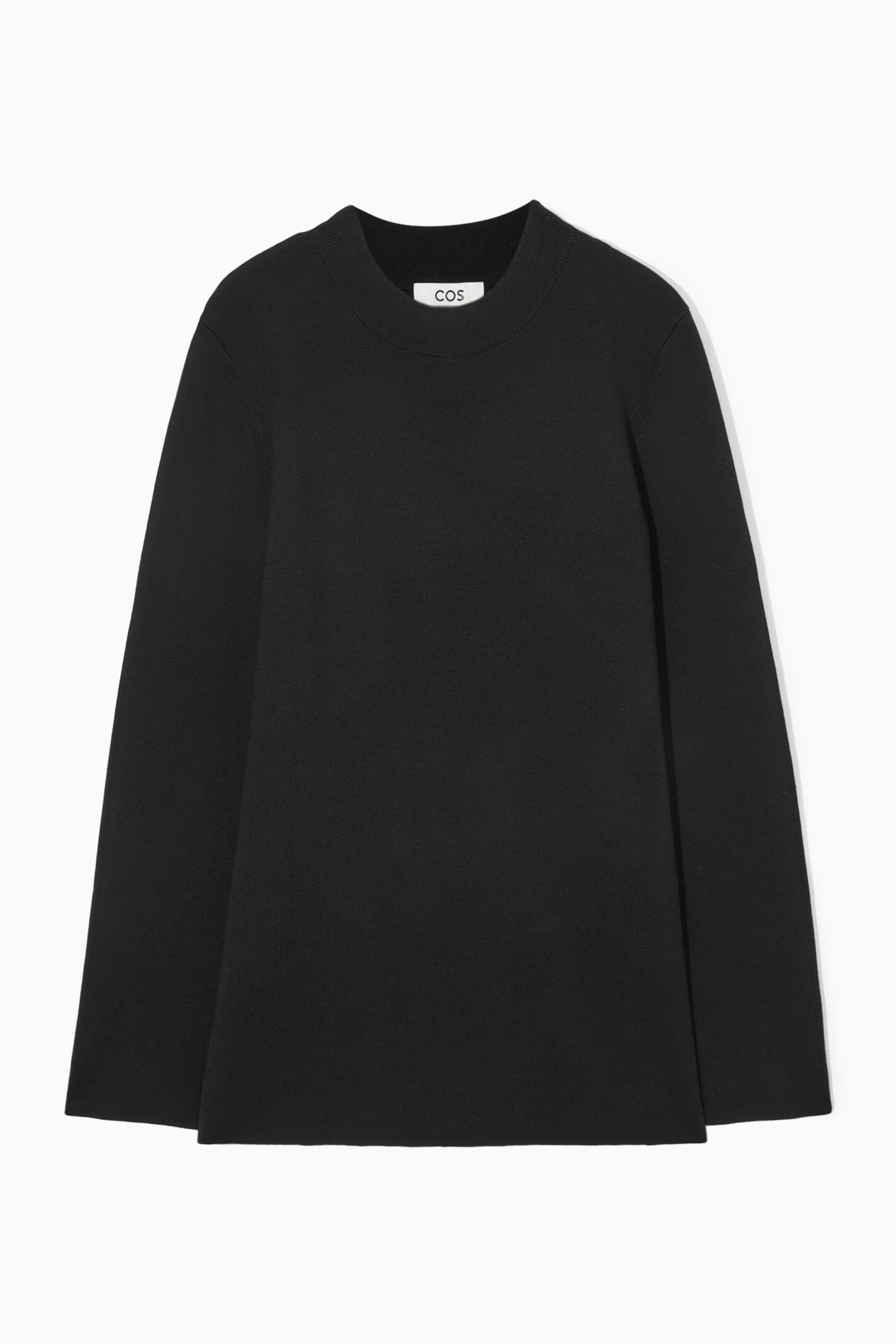 MILANO-KNIT JUMPER - BLACK
