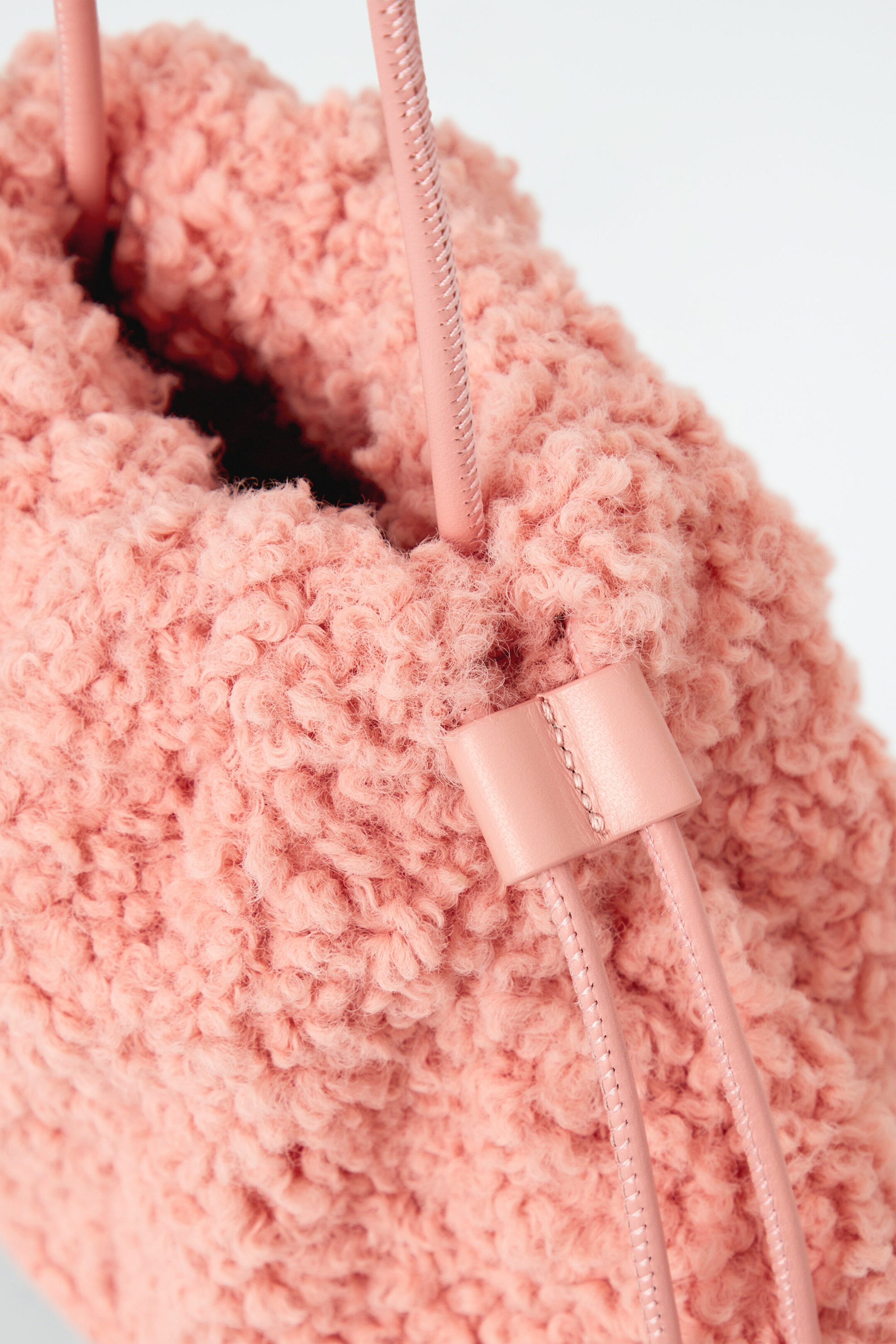 CAVATELLI MINI CLUTCH - FAUX SHEARLING