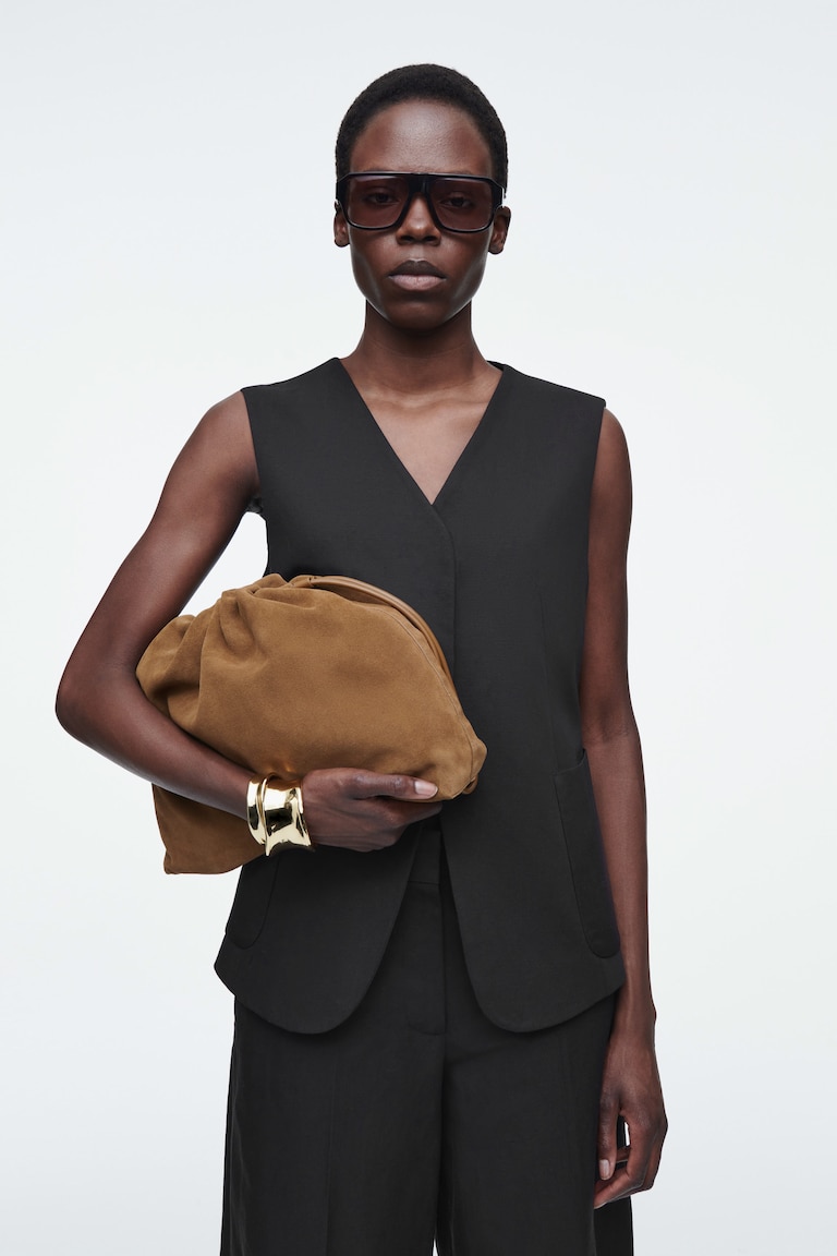 Frosted-Suede-Shoulder-Tote