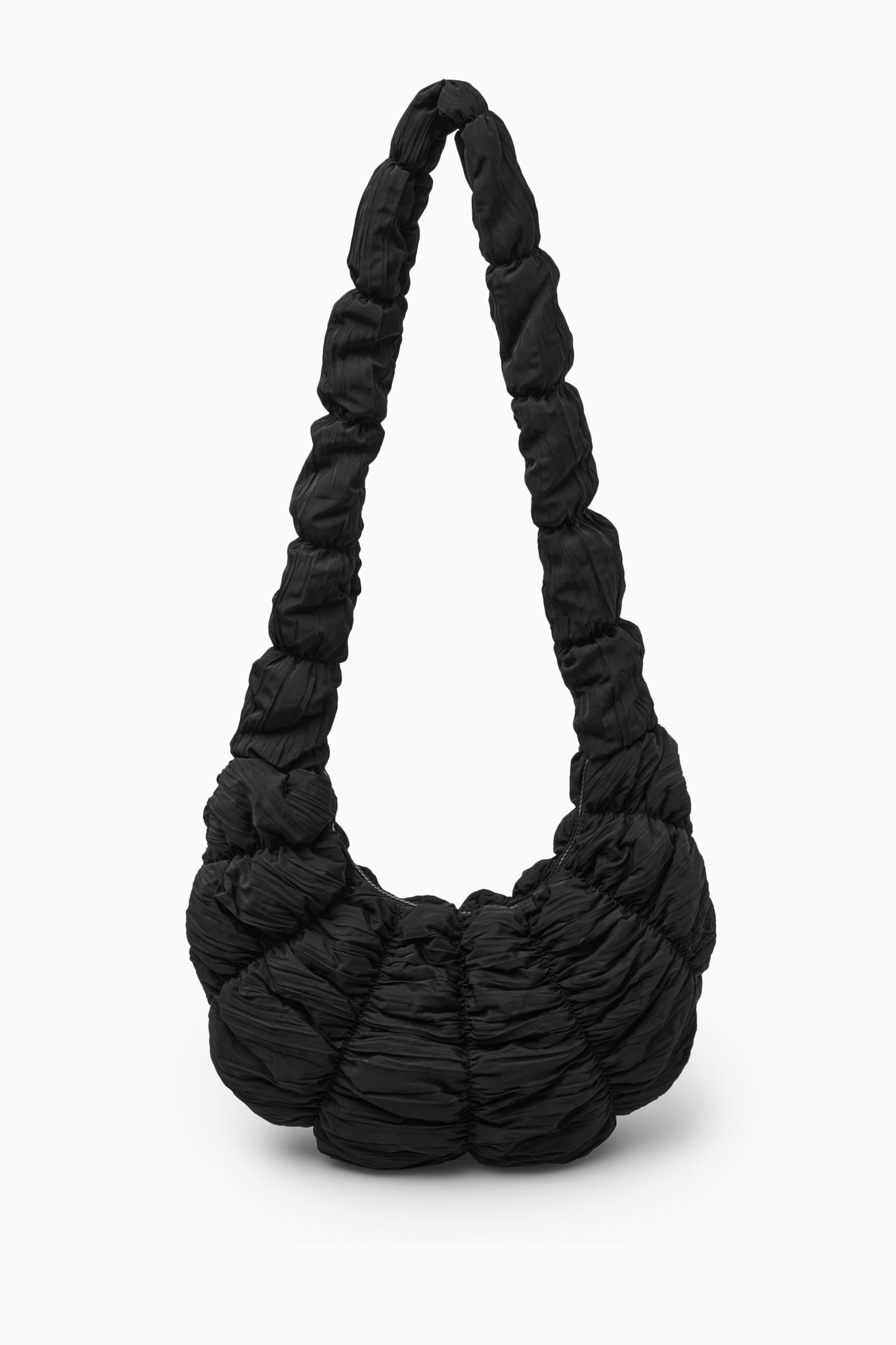 Rumple Leather Crossbody Bags - Black